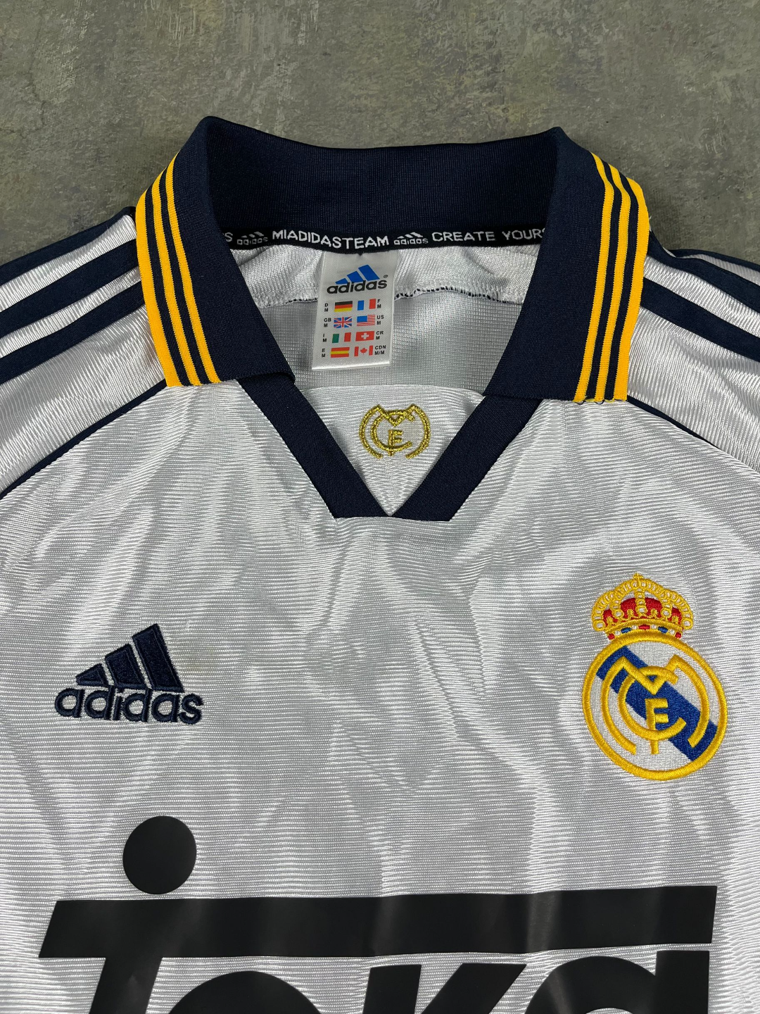 1998/2000 Real Madrid Home Long Sleeve vintage jersey