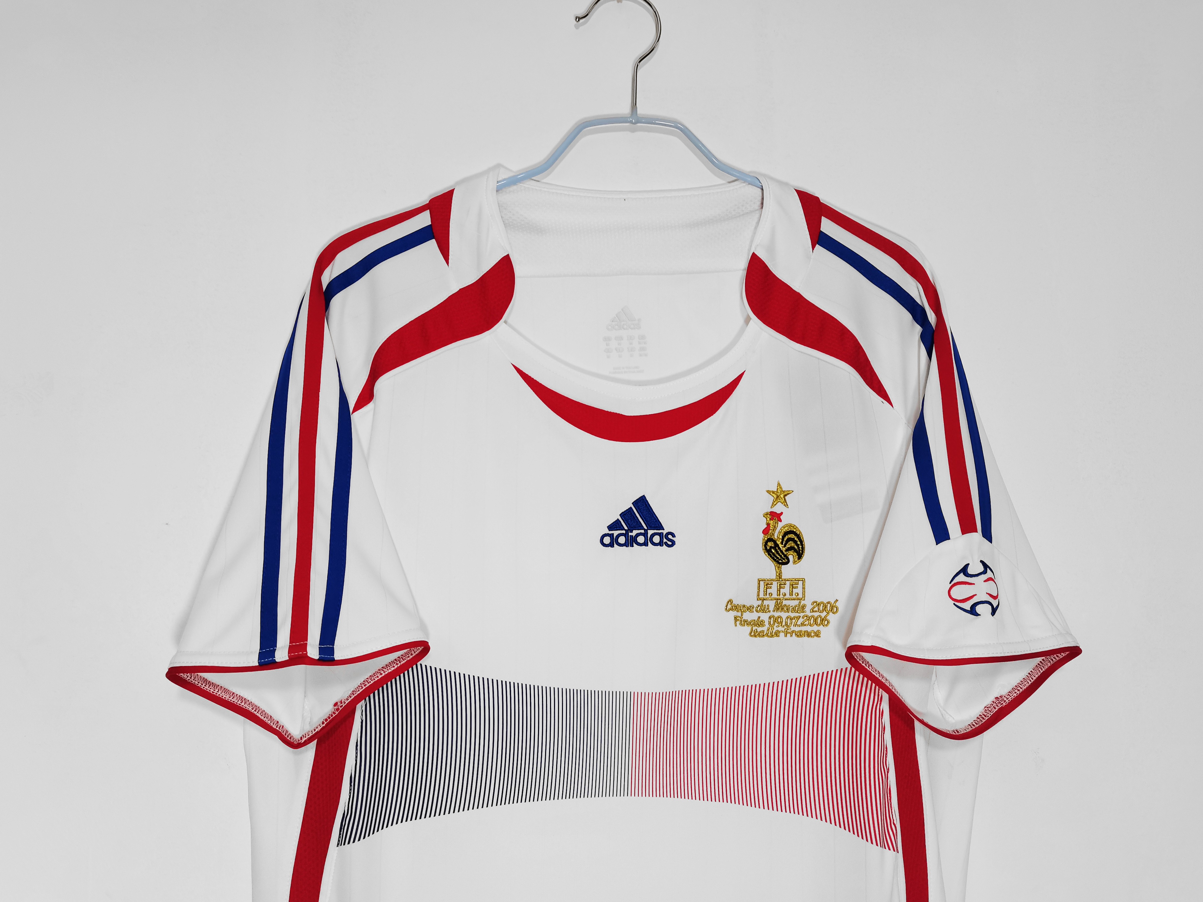 2006 France Away Retro National Team Retro Jersey