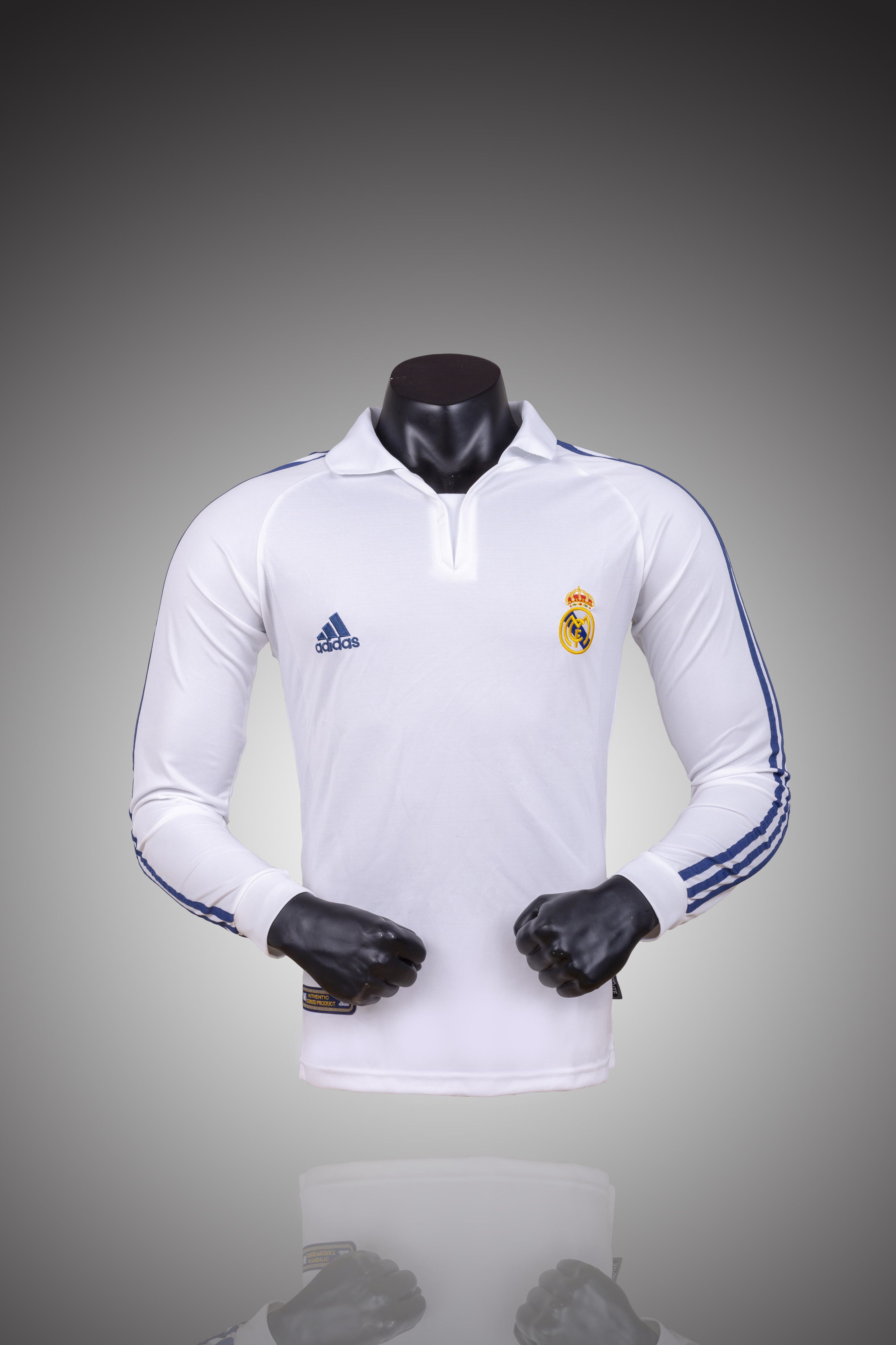 2001/02 Real Madrid home long sleeve vintage shirt