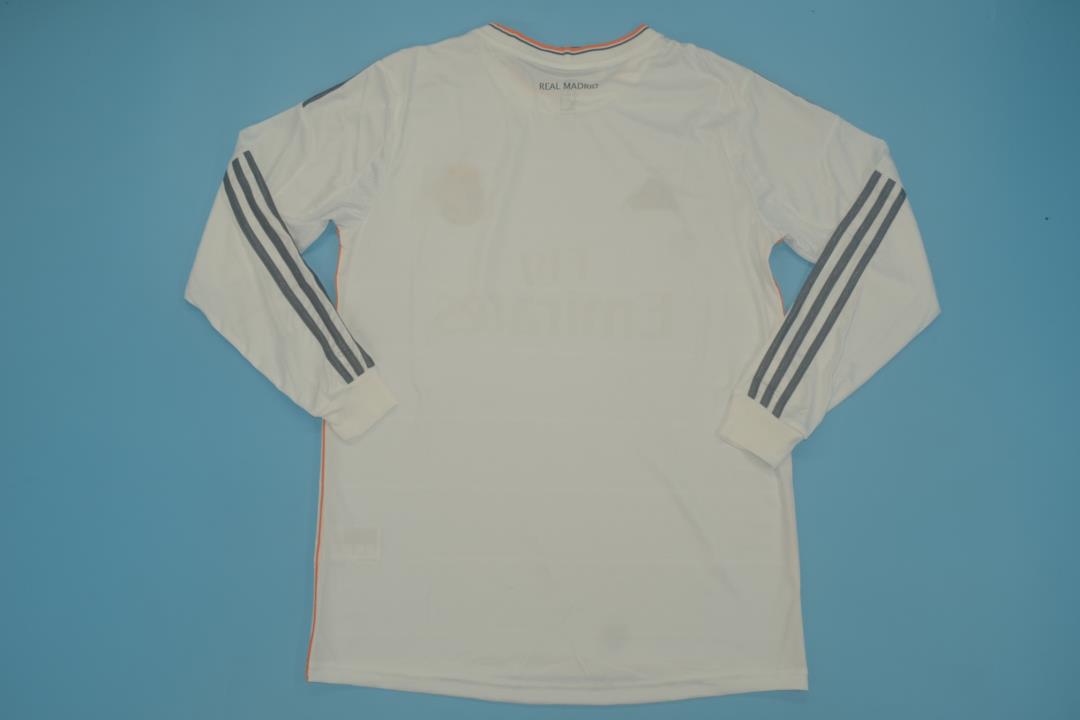 2013/14 Real Madrid Home Long Sleeve Vintage Shirt