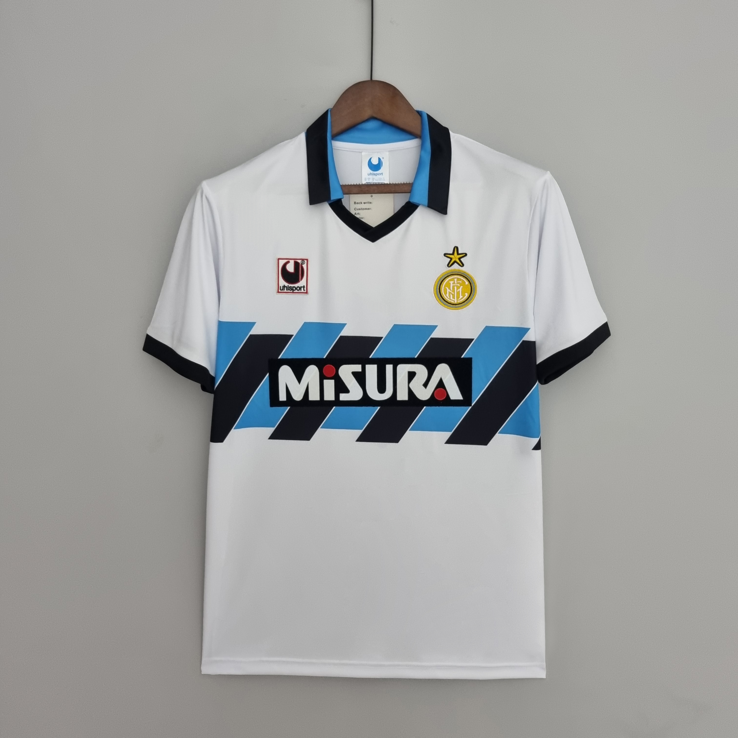 1990/91 inter away vintage shirt