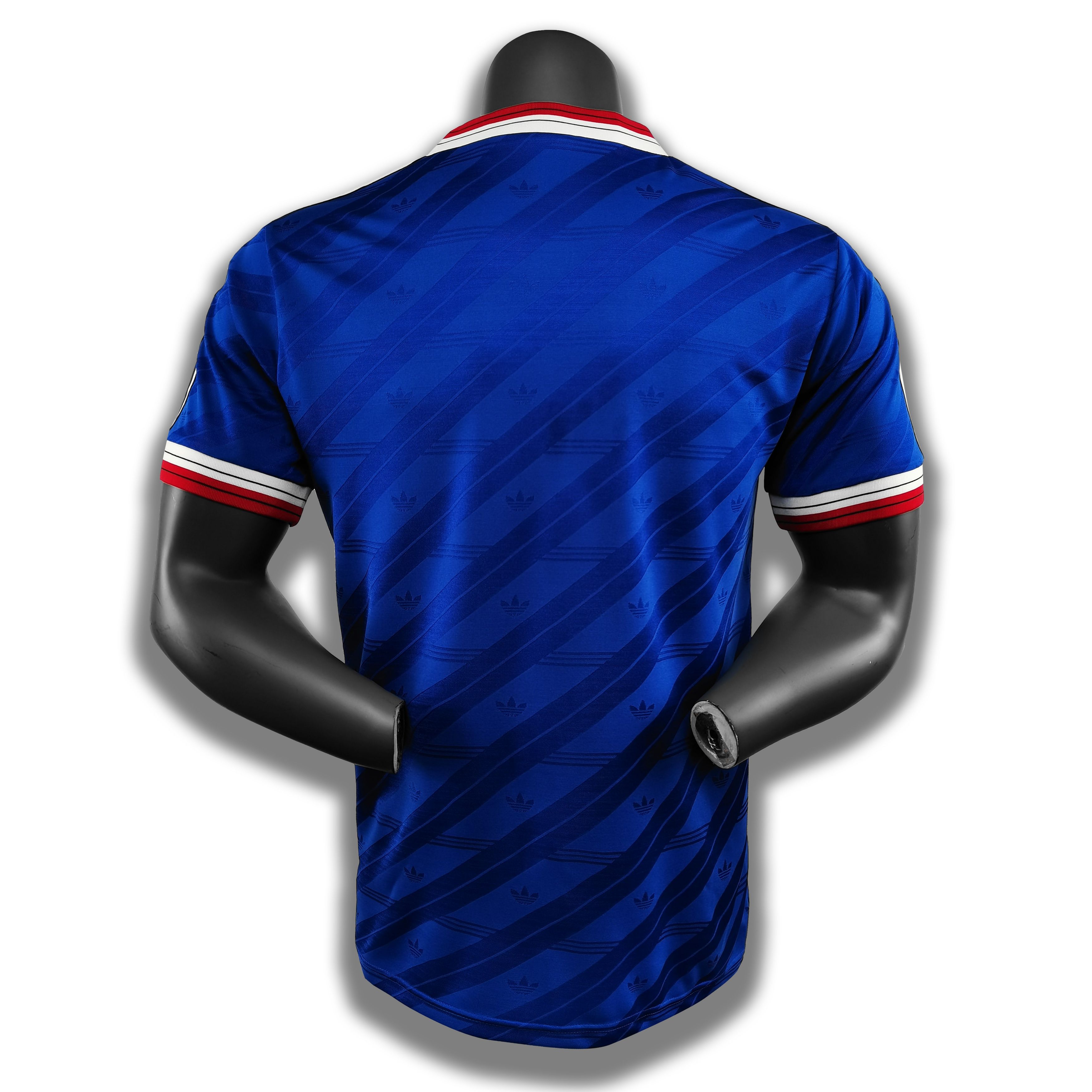 1986 Blue Manchester United Vintage Shirt Player Edition