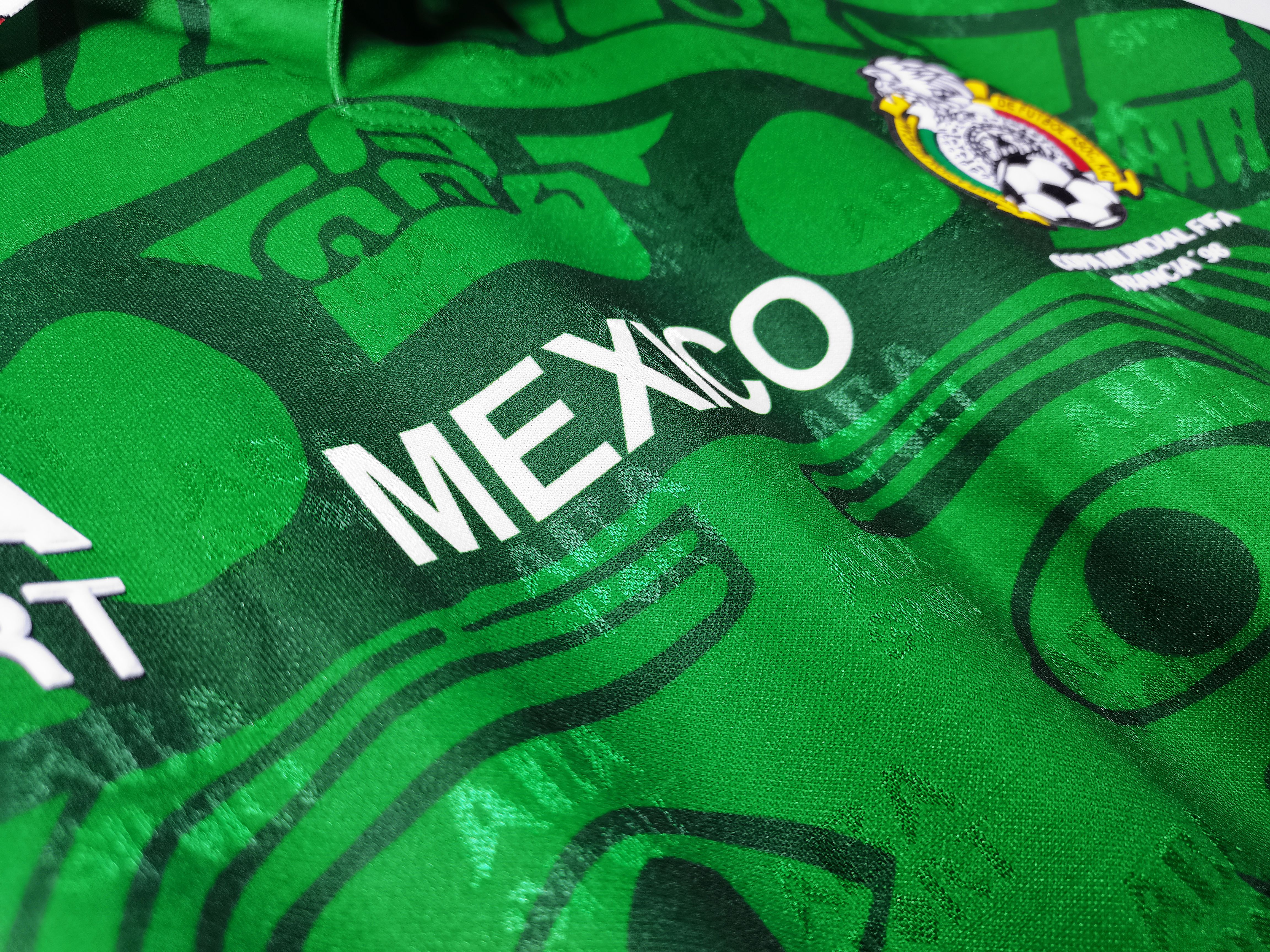 1998 Mexico home national team retro jersey