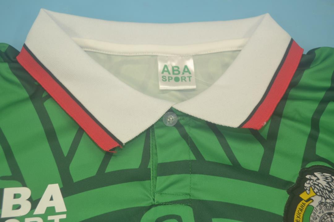 1998 Mexico Home Long Sleeve Retro Shirt
