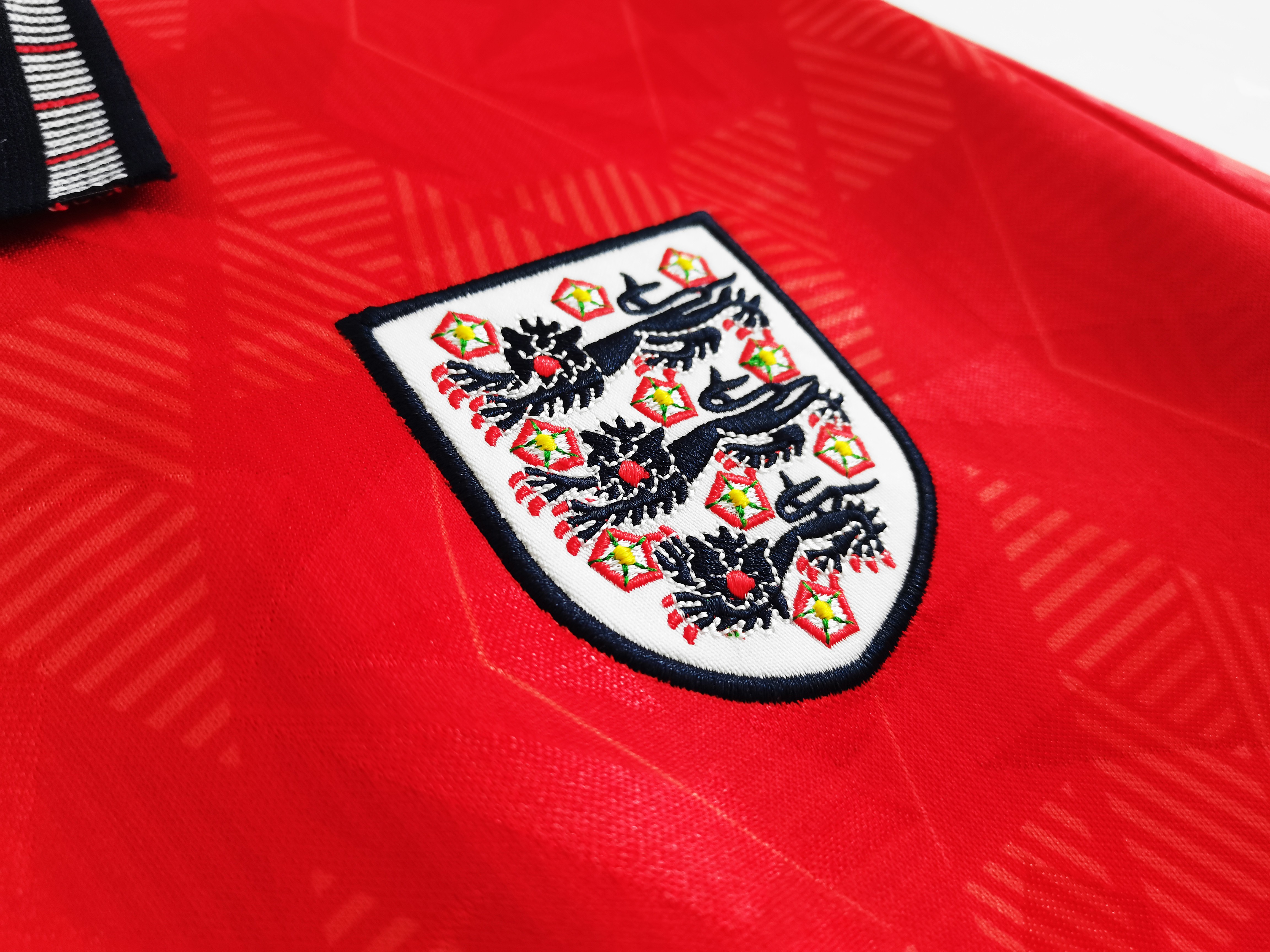 1990 England Away National Team Retro Jersey