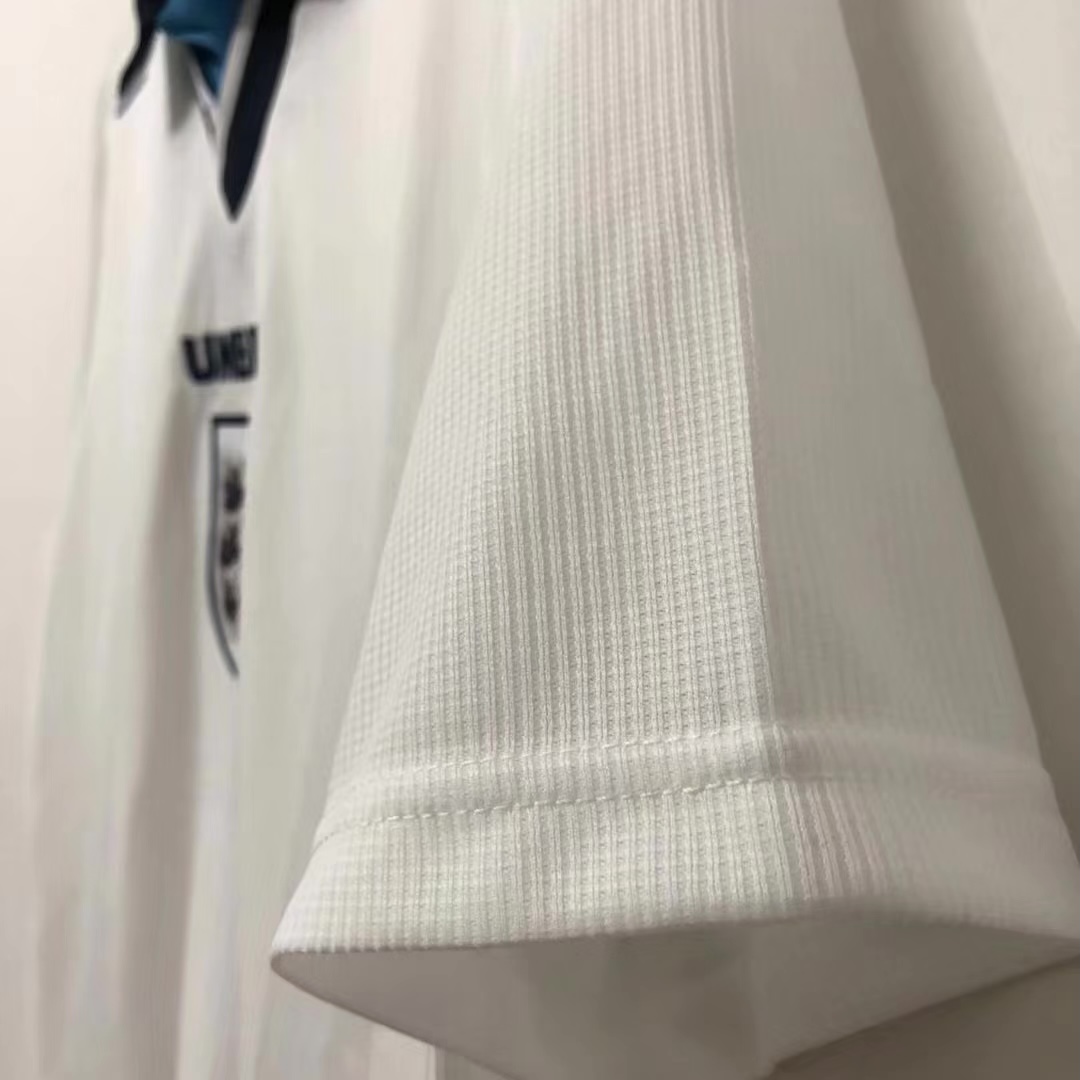 1996 England Home National Team Retro Football Jersey