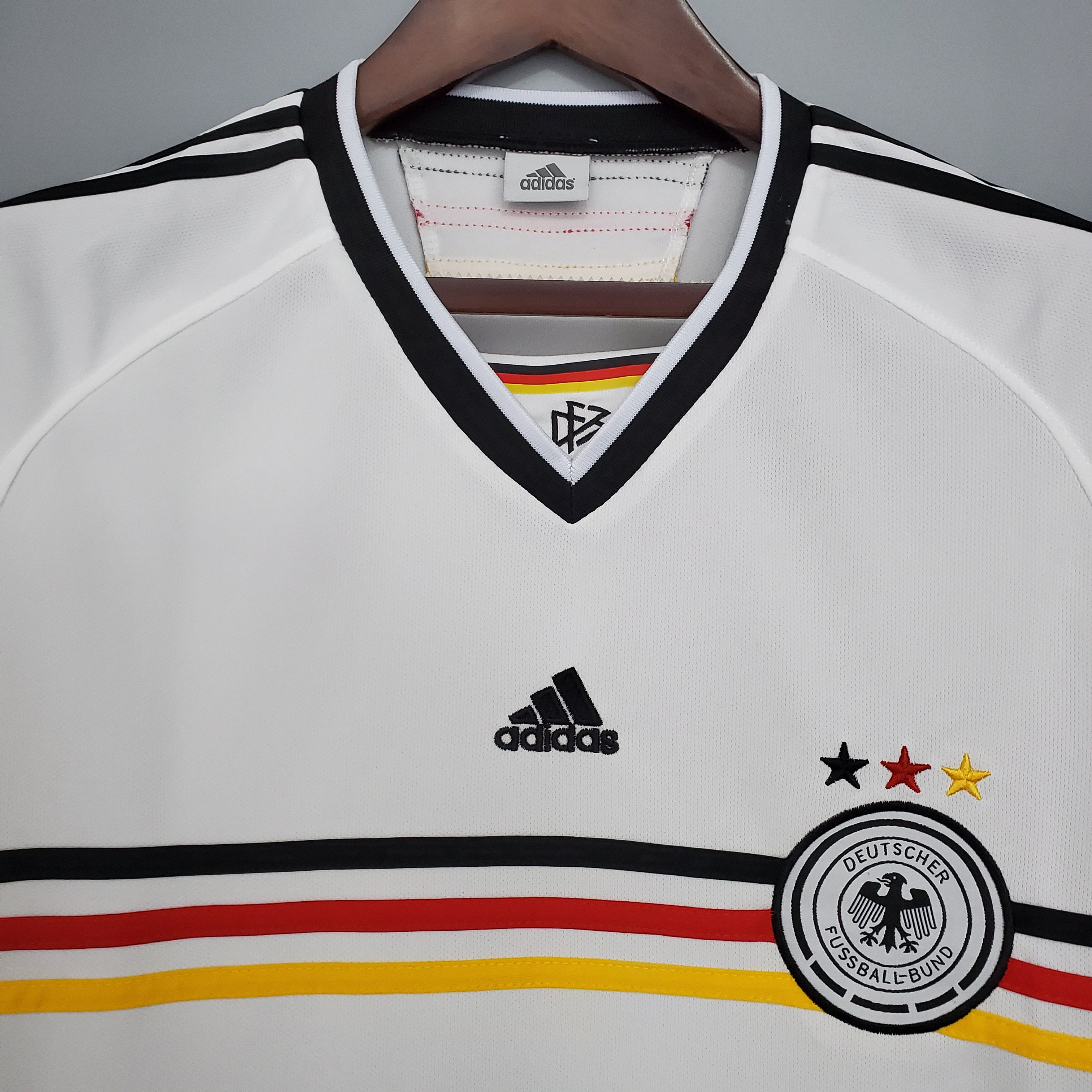1998 Germany Home National Team Retro Jersey