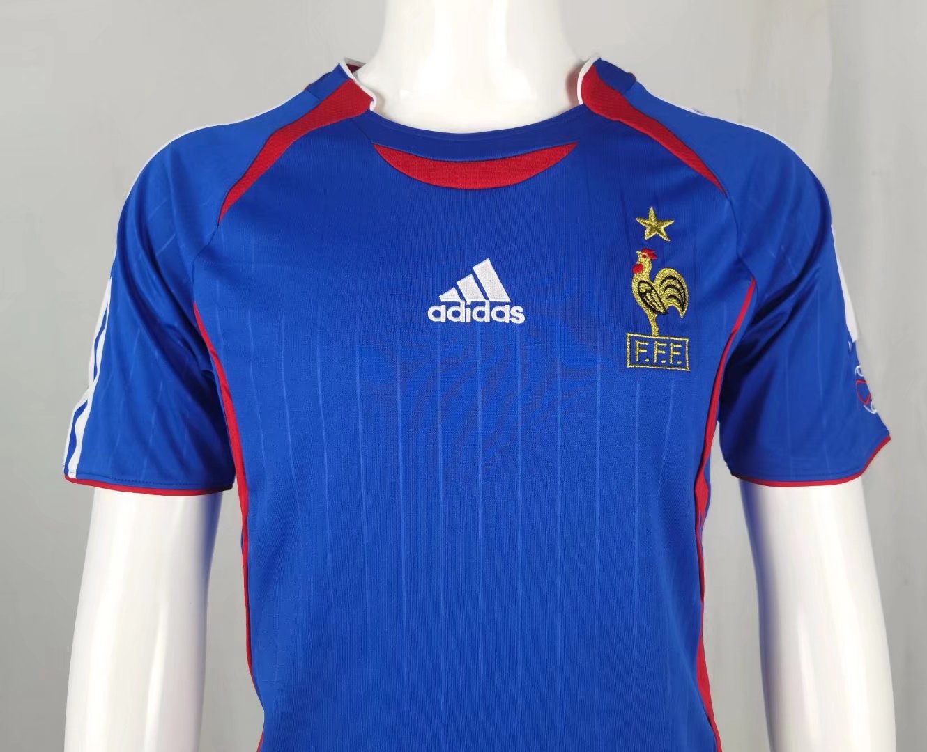 2006 France Home National Team Retro Jersey