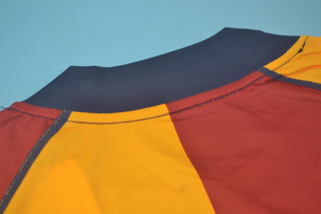 2000/01 Roma Long Sleeve Vintage Football Shirt 