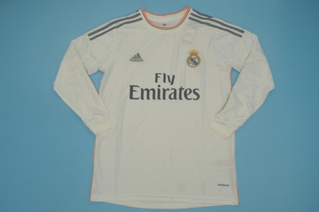 2013/14 Real Madrid Home Long Sleeve Vintage Shirt