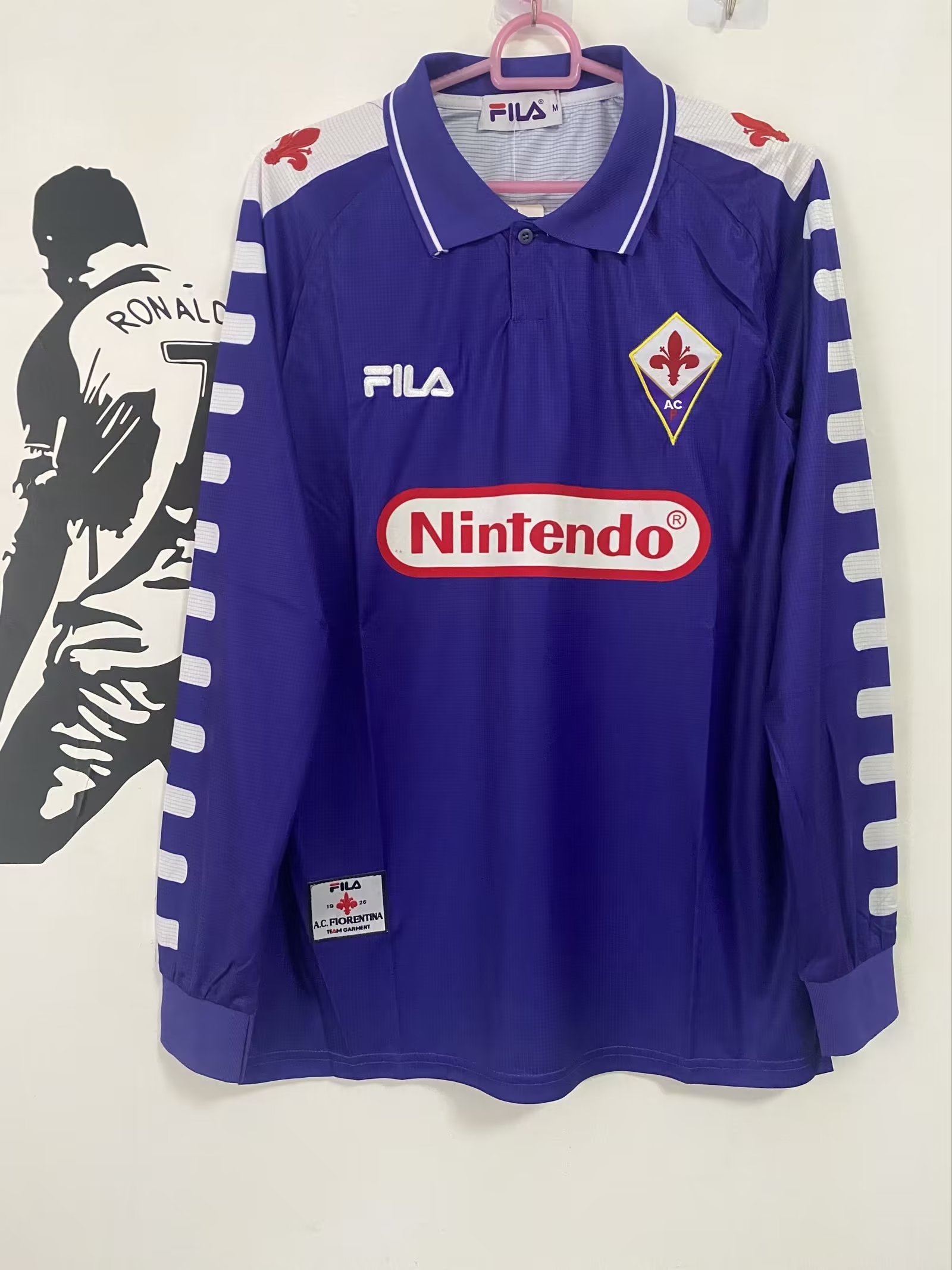 1998 Fiorentina Home Long Sleeve Retro Shirt