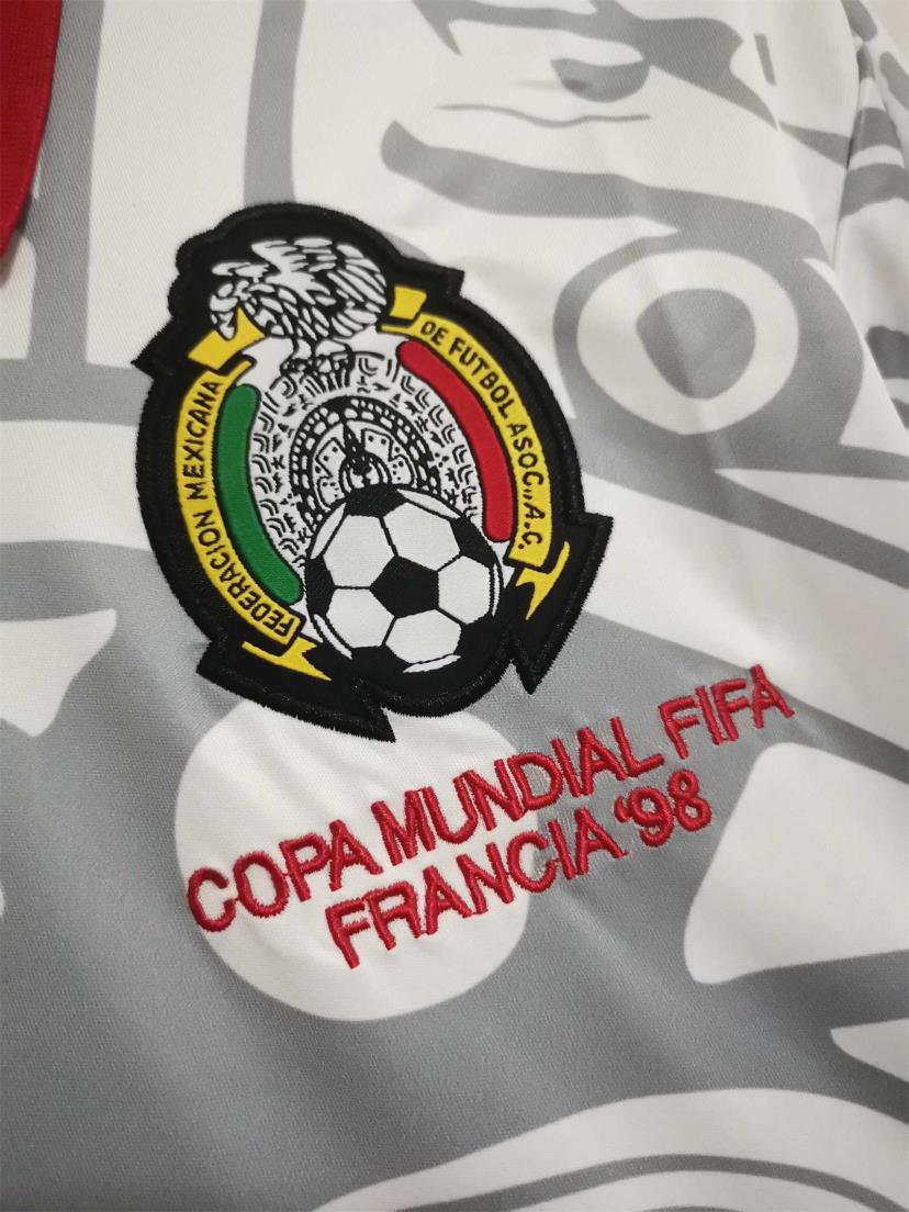 1998 Mexico Away Long Sleeve Retro Shirt