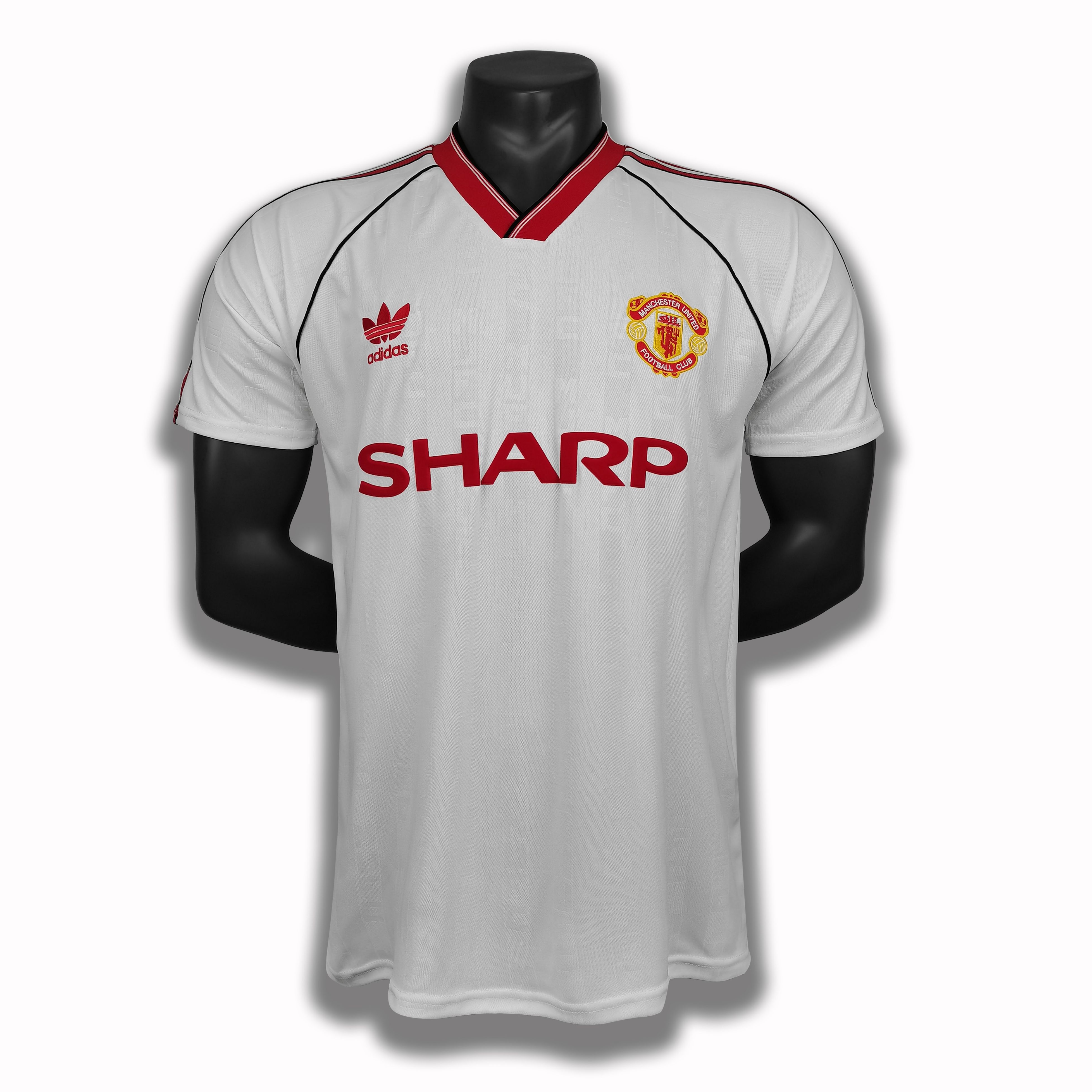 1988 MUFC Manchester United White Vintage Shirt