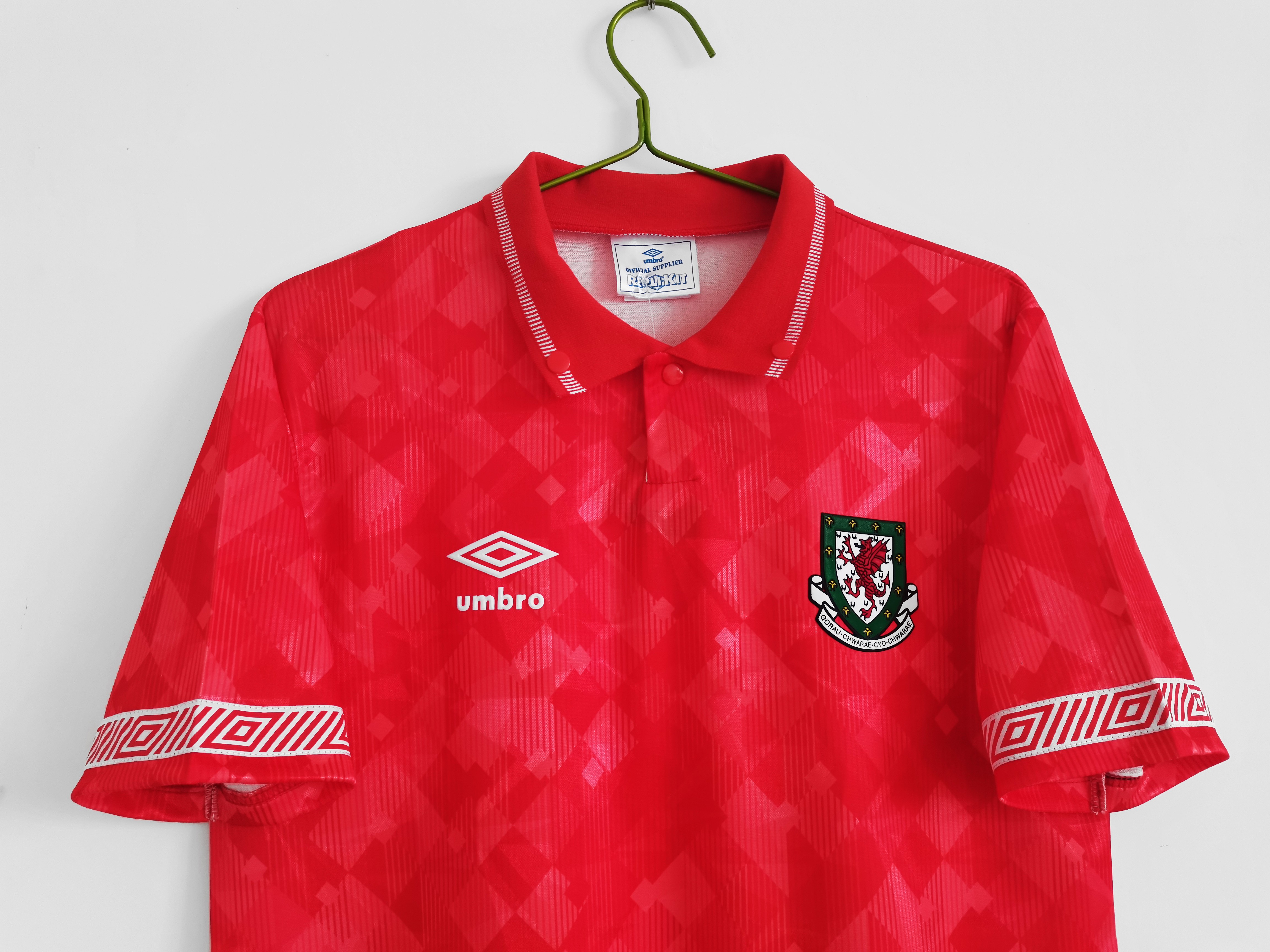 1990/92 Wales home national team retro jersey