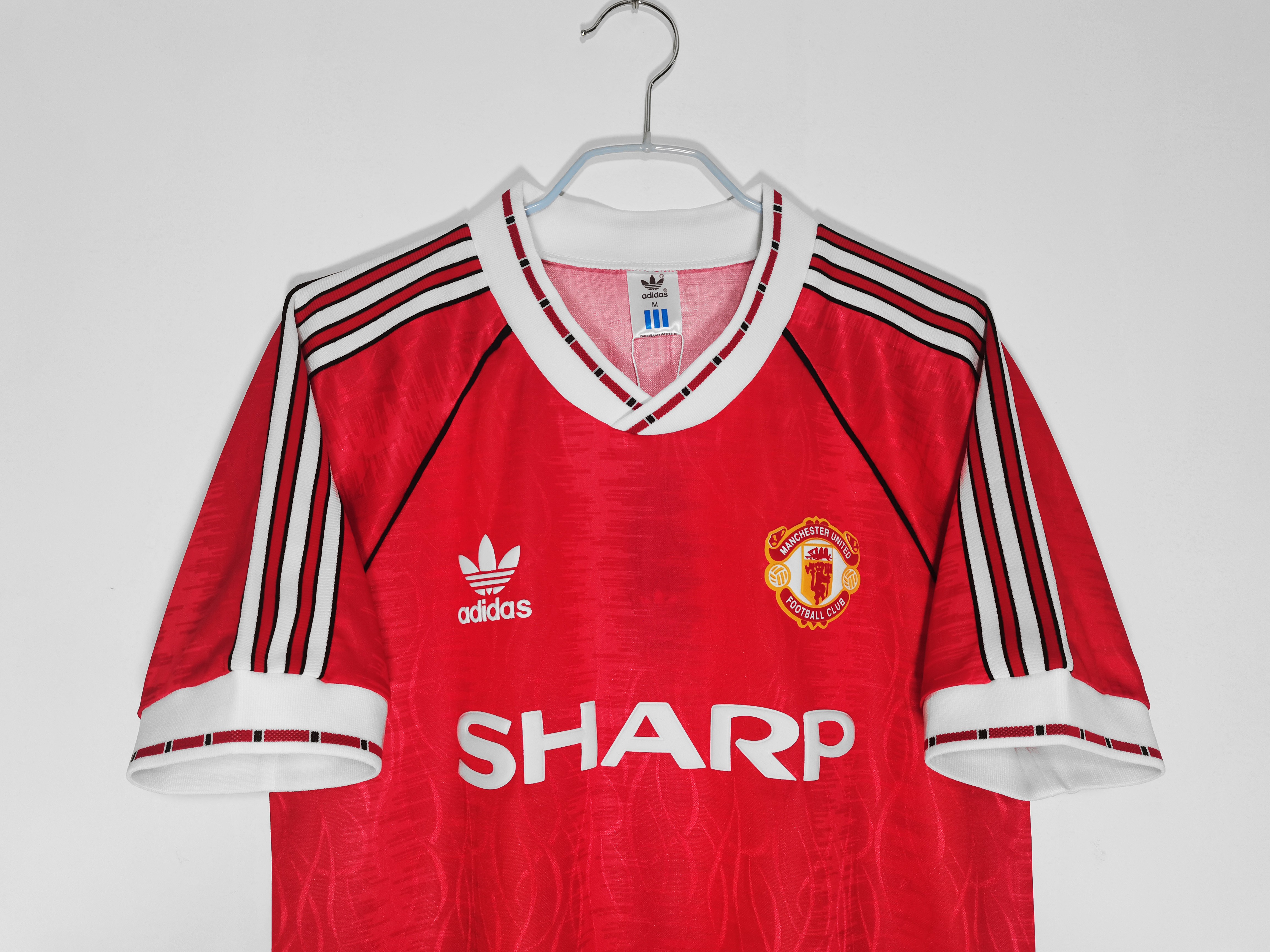 1991-92 Manchester United Home MUFC Retro Football Shirt