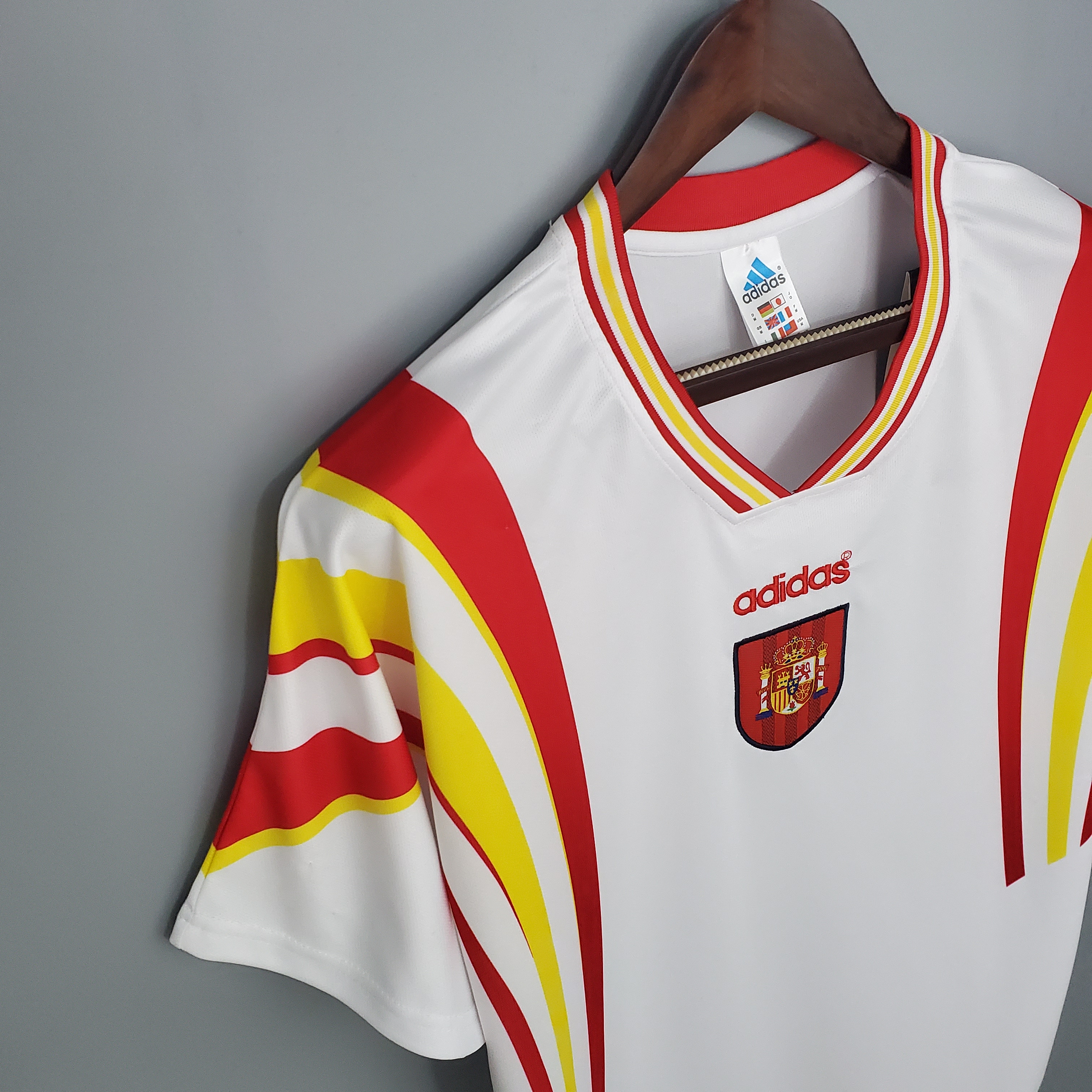 1996 Spain Away National Team Retro Football Jersey