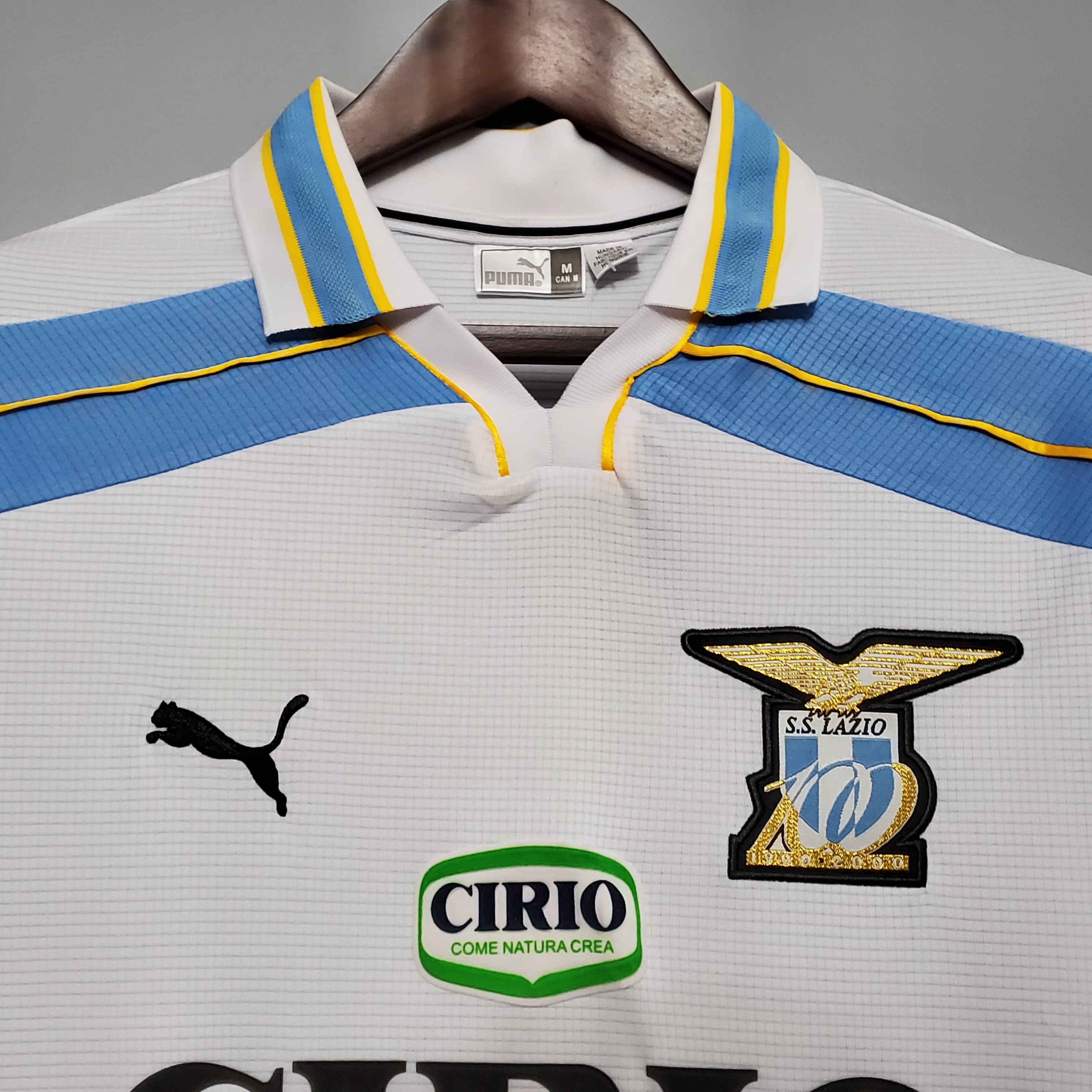2000/01 Lazio Away Long Sleeve Vintage Shirt