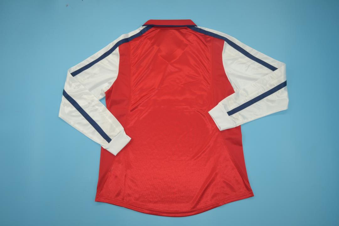 2000/02 Arsenal Home Long Sleeve Retro Football Shirt