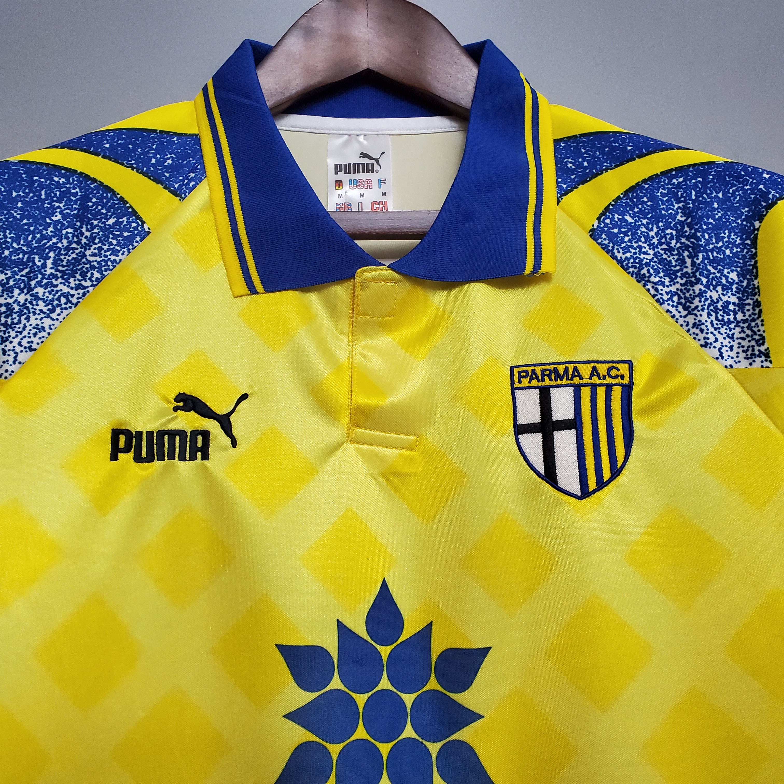 1995/97 Parma Yellow Retro Football Jersey