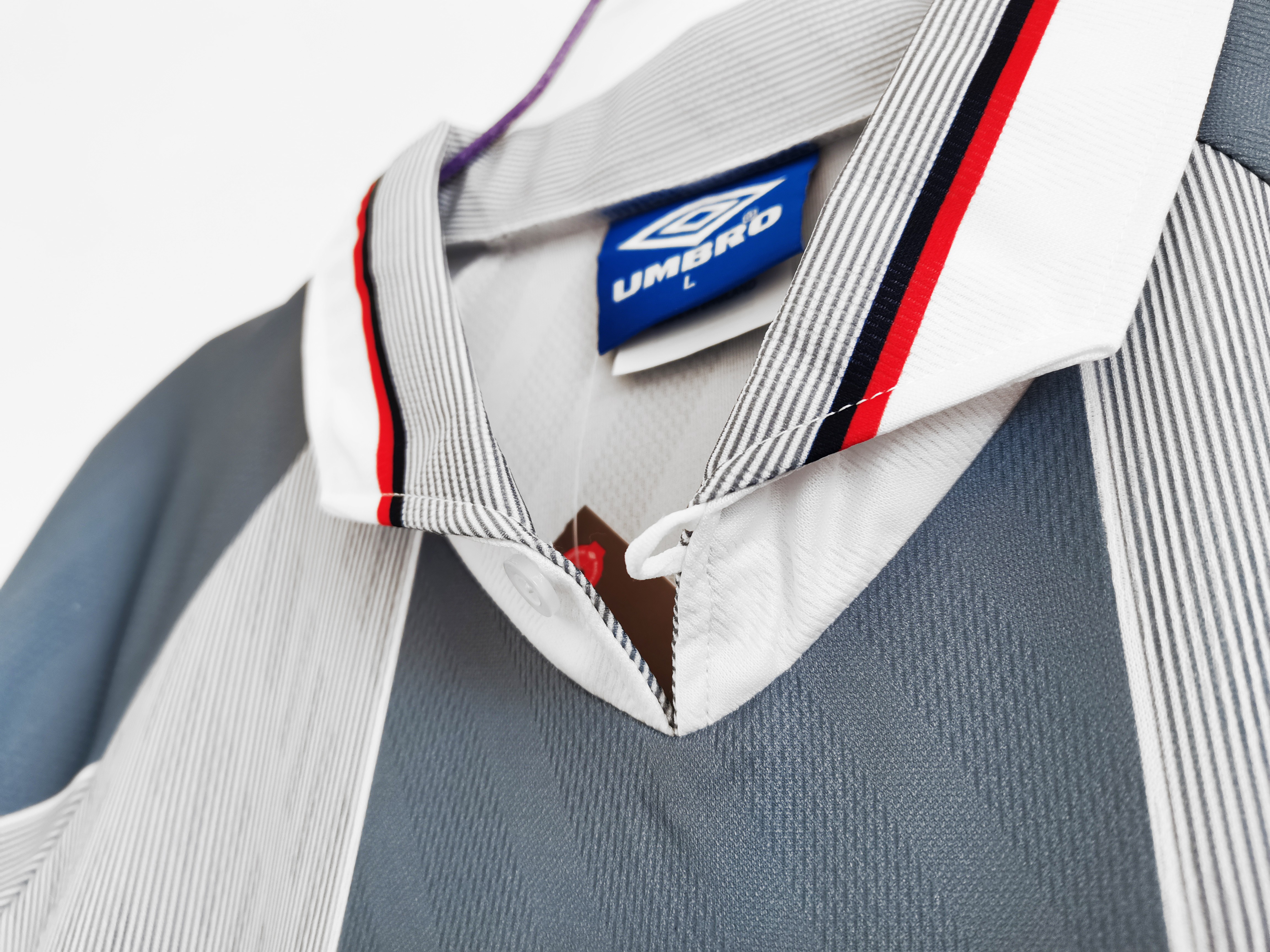 1996 England Away National Team Retro Football Jersey