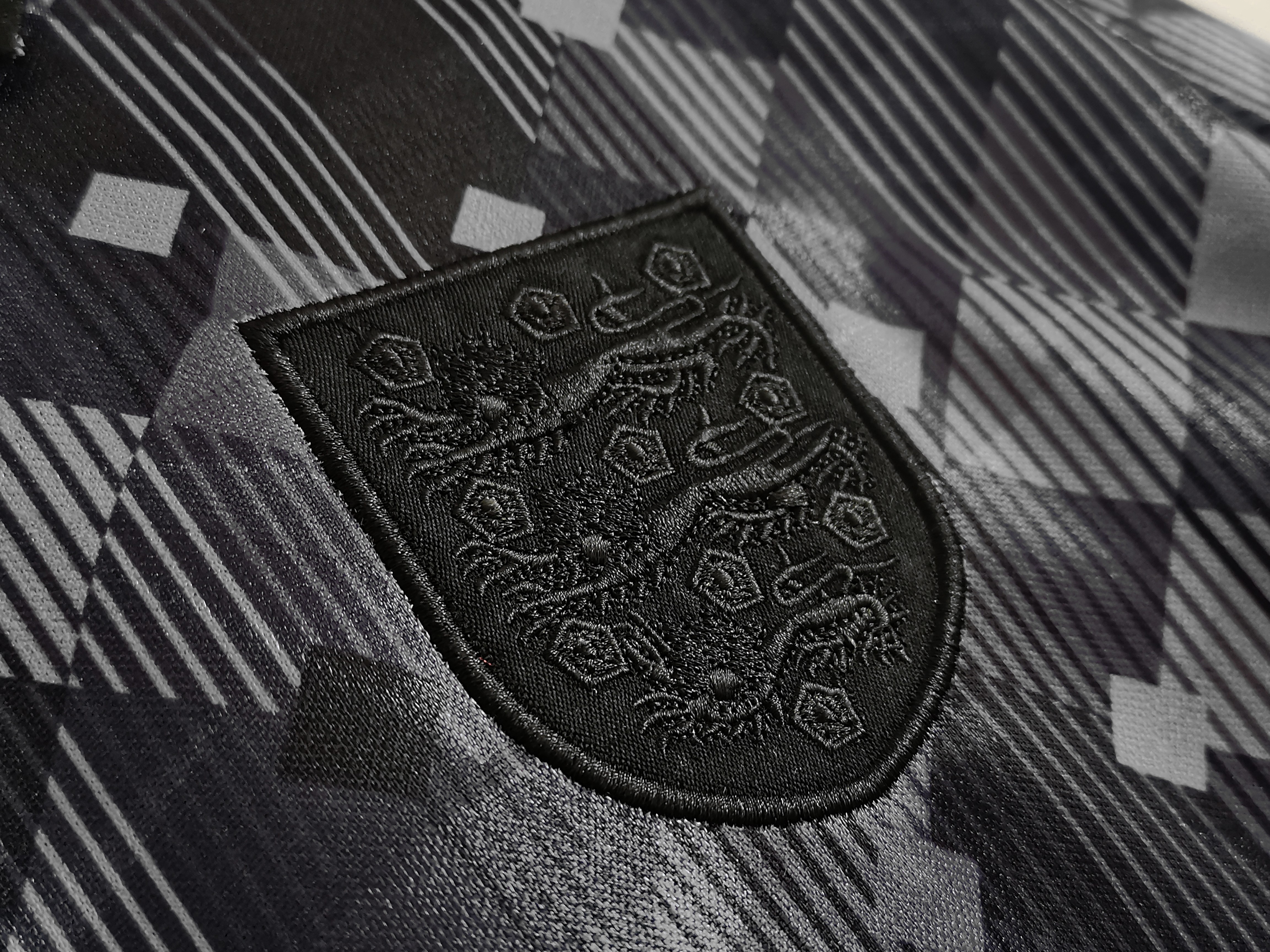 1990 England Away National Team Retro Football Jersey（No Umbro）