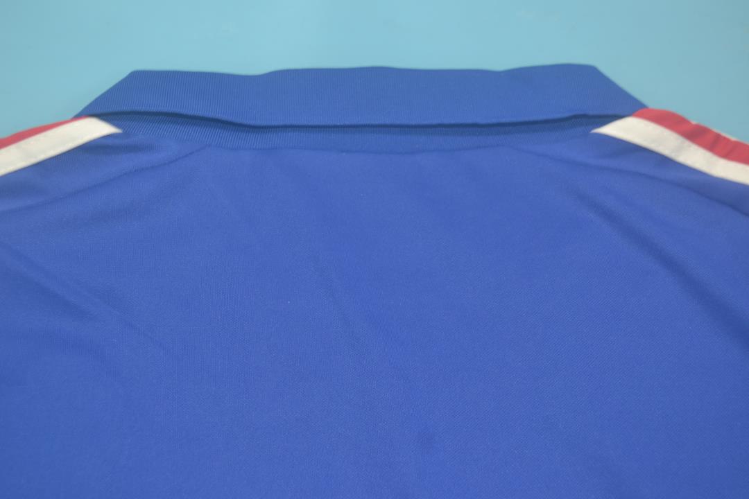 1984 France Home World Cup Long Sleeve Retro Football Jersey