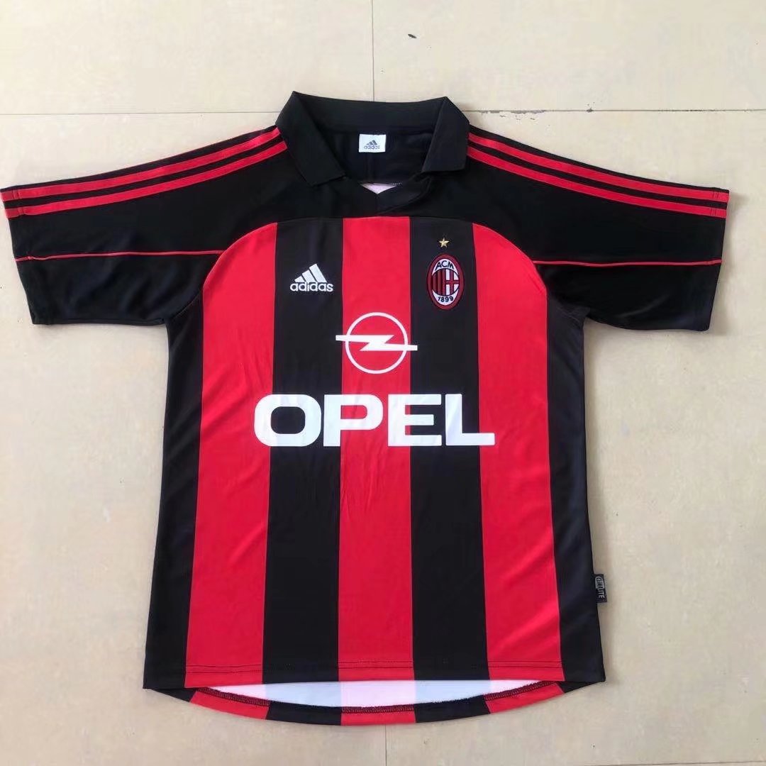 2000/02 AC Milan Home Vintage Shirt