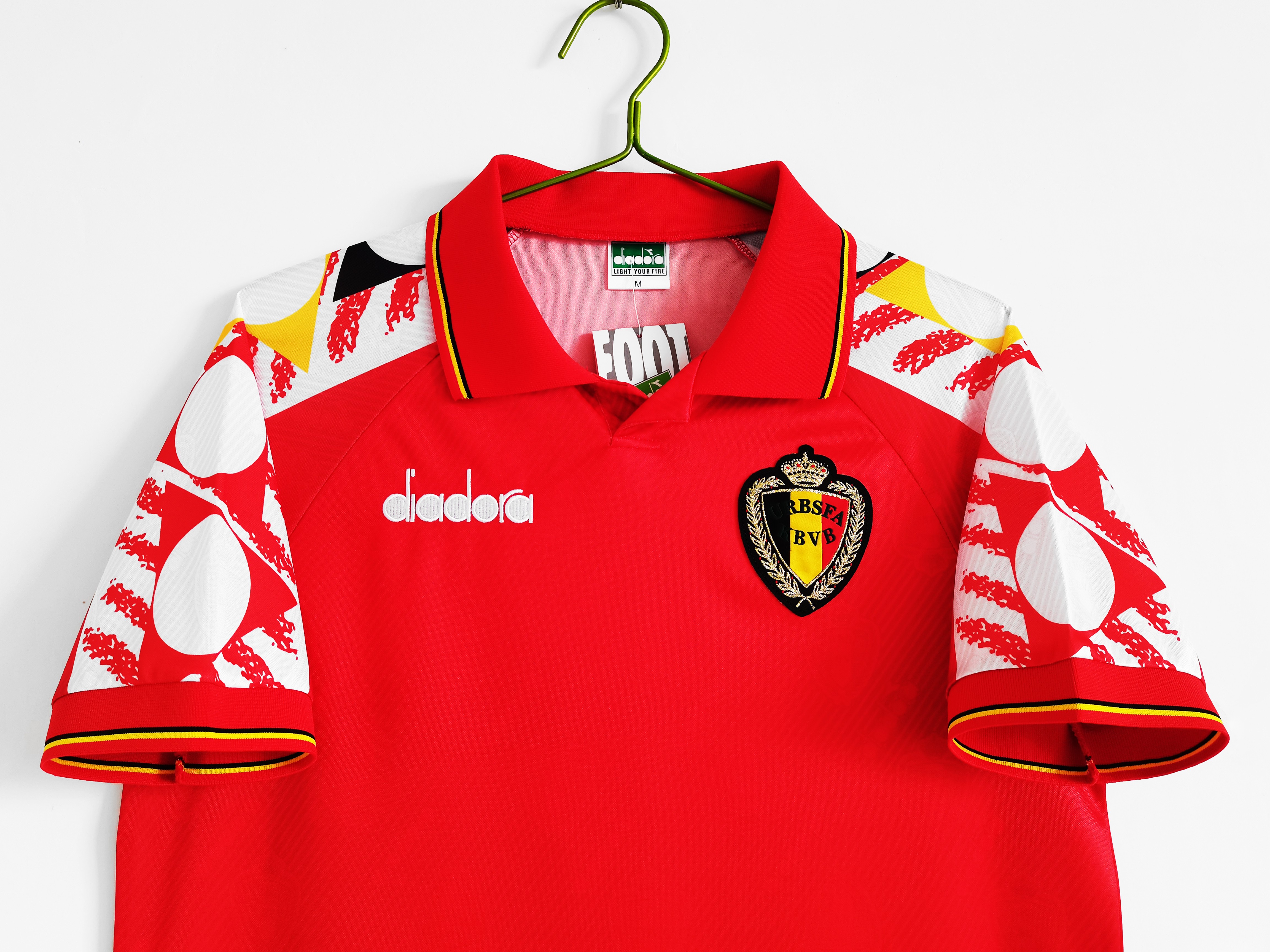 1995 Belgium home national team retro jersey