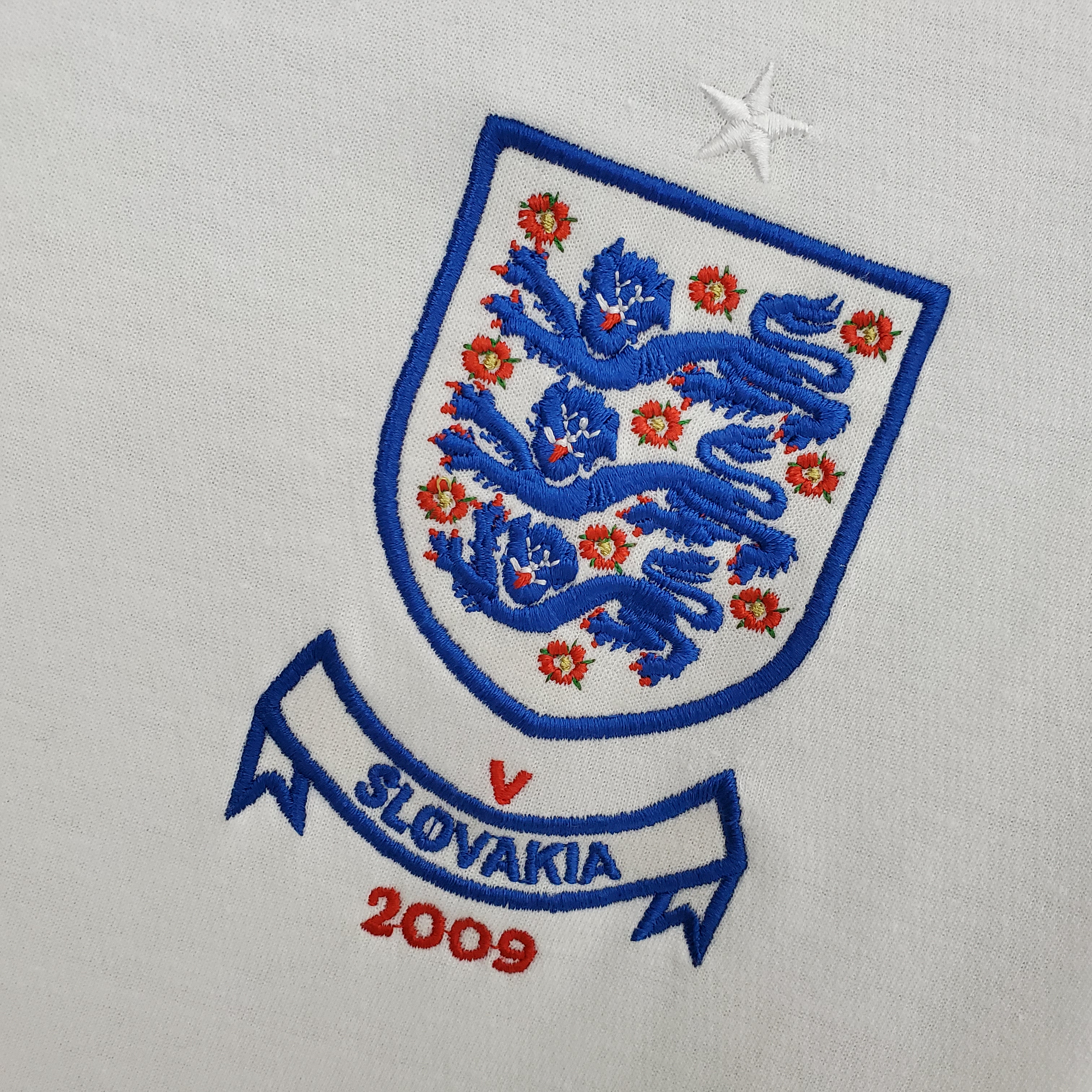 2010 England home vintage shirt