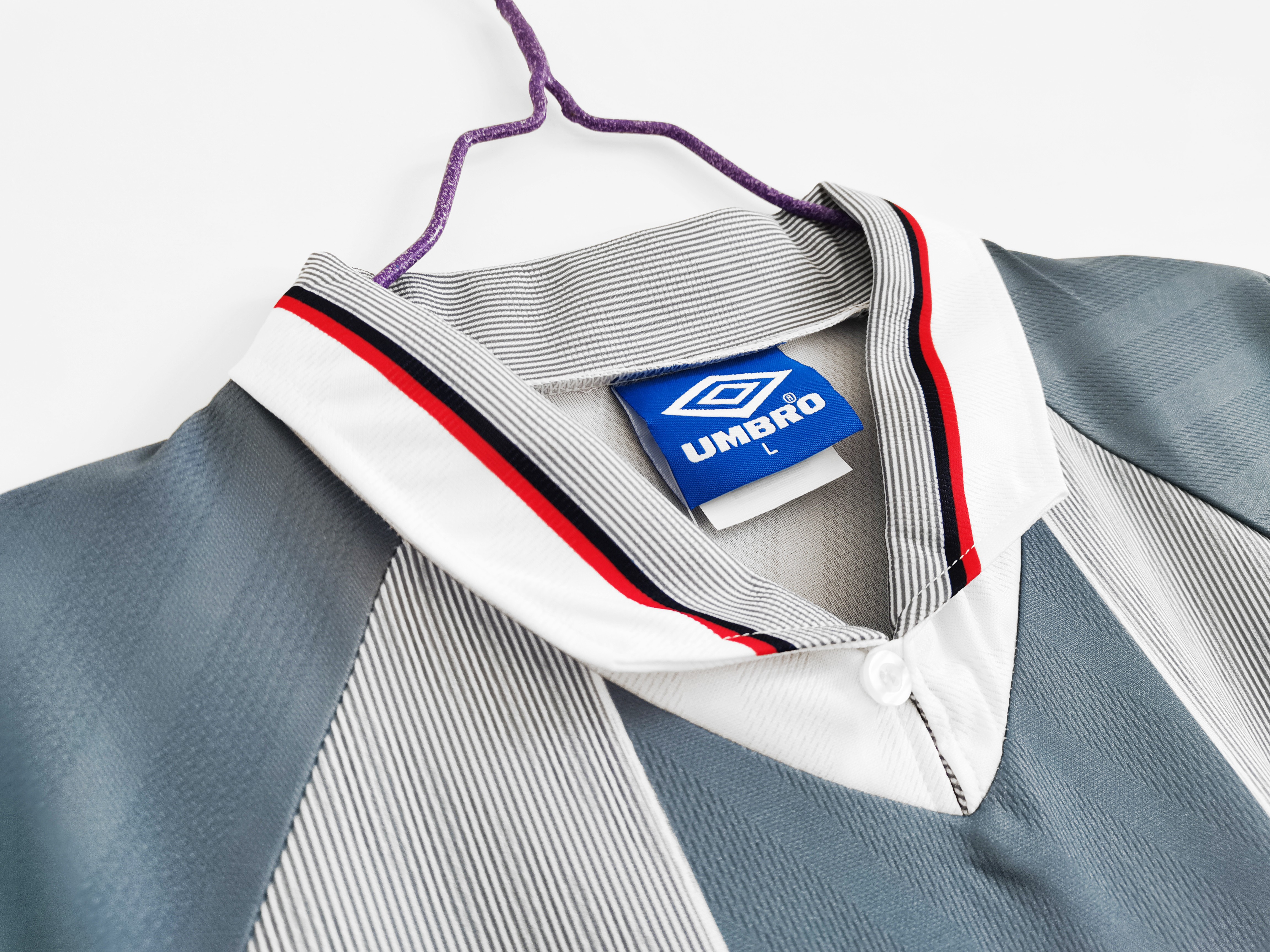 1996 England Away National Team Retro Football Jersey