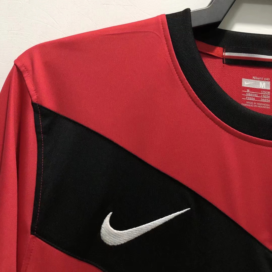 2010 Manchester United home MUFC long-sleeved retro football jersey