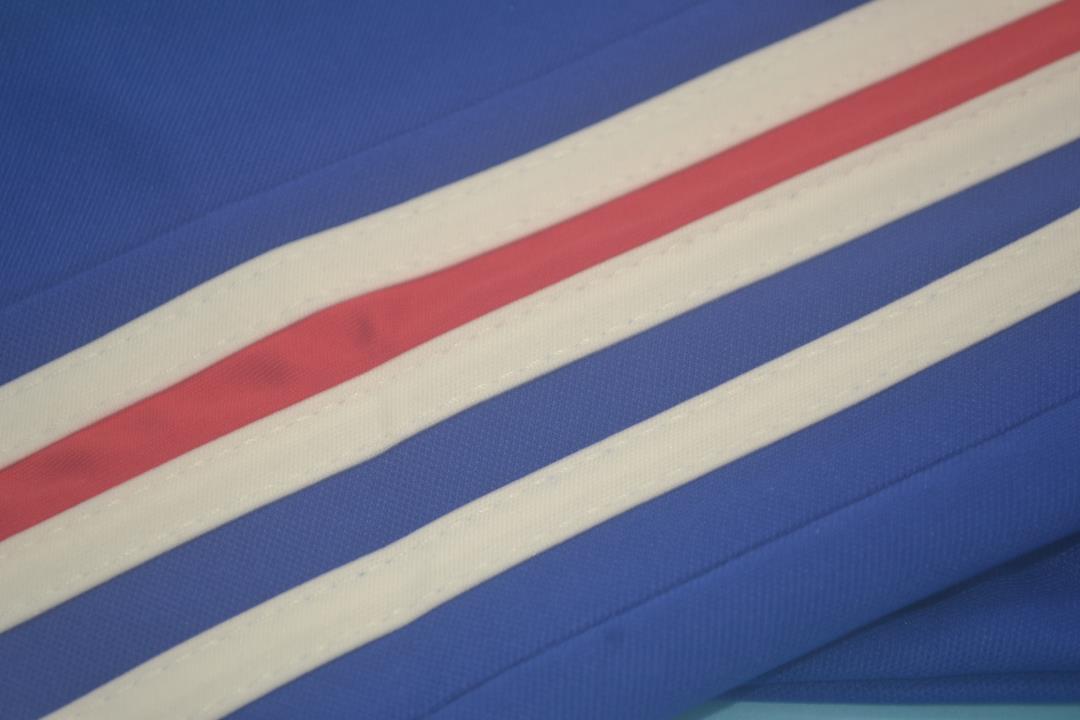 1984 France Home World Cup Long Sleeve Retro Football Jersey