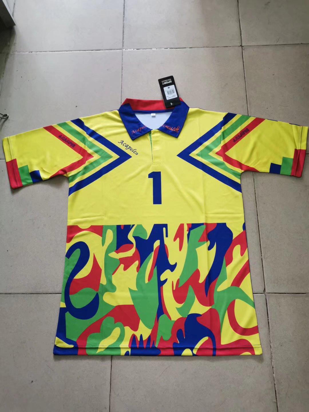 1998 Mexico goalkeeper suit Campos
