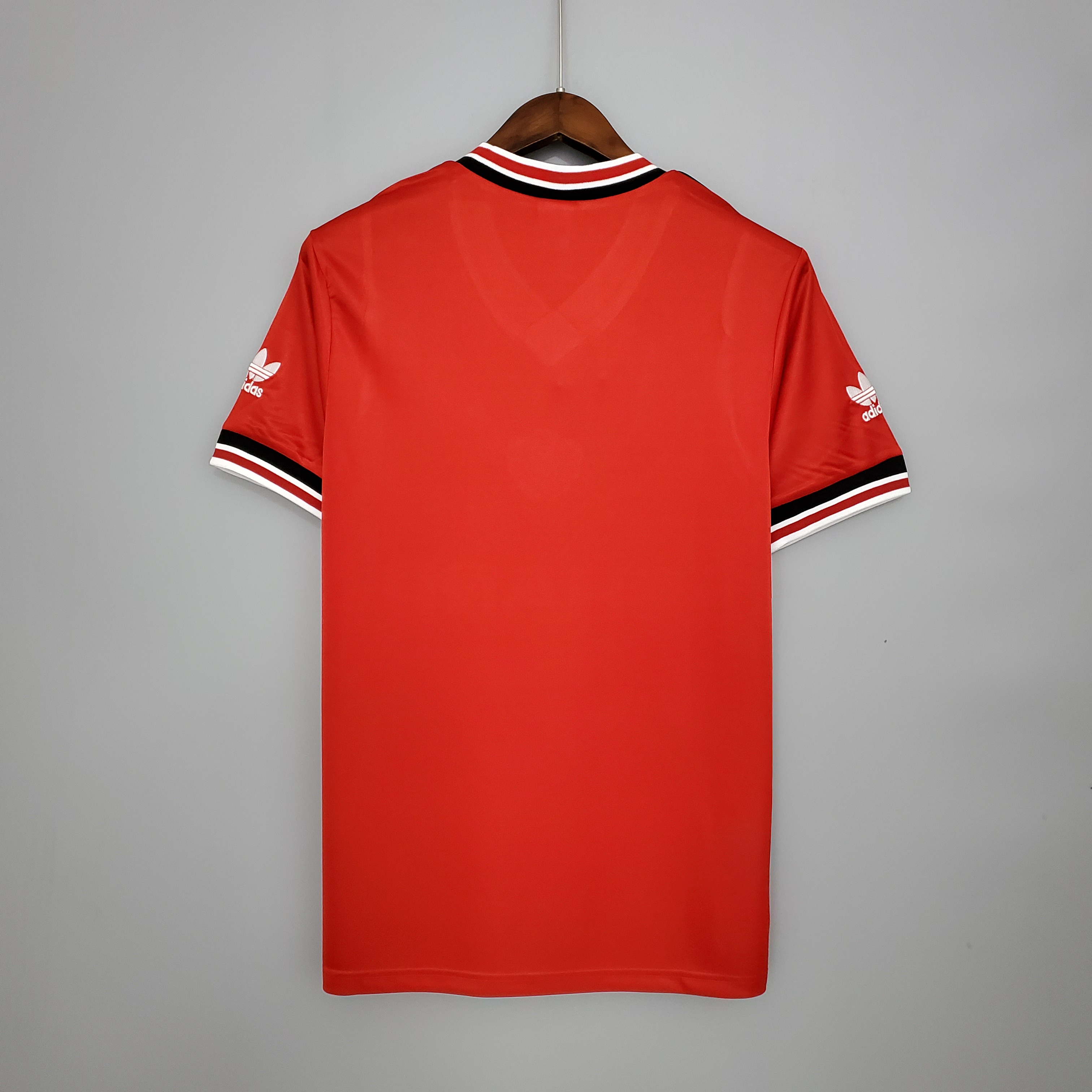 1985 Manchester United Home Retro Football Shirt M-U
