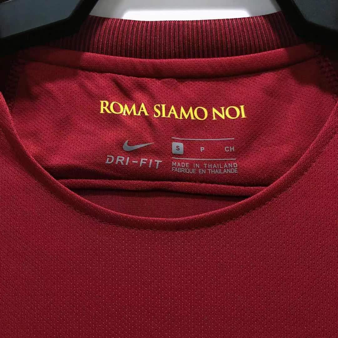 2017/18 Roma Home Retro Football Shirt