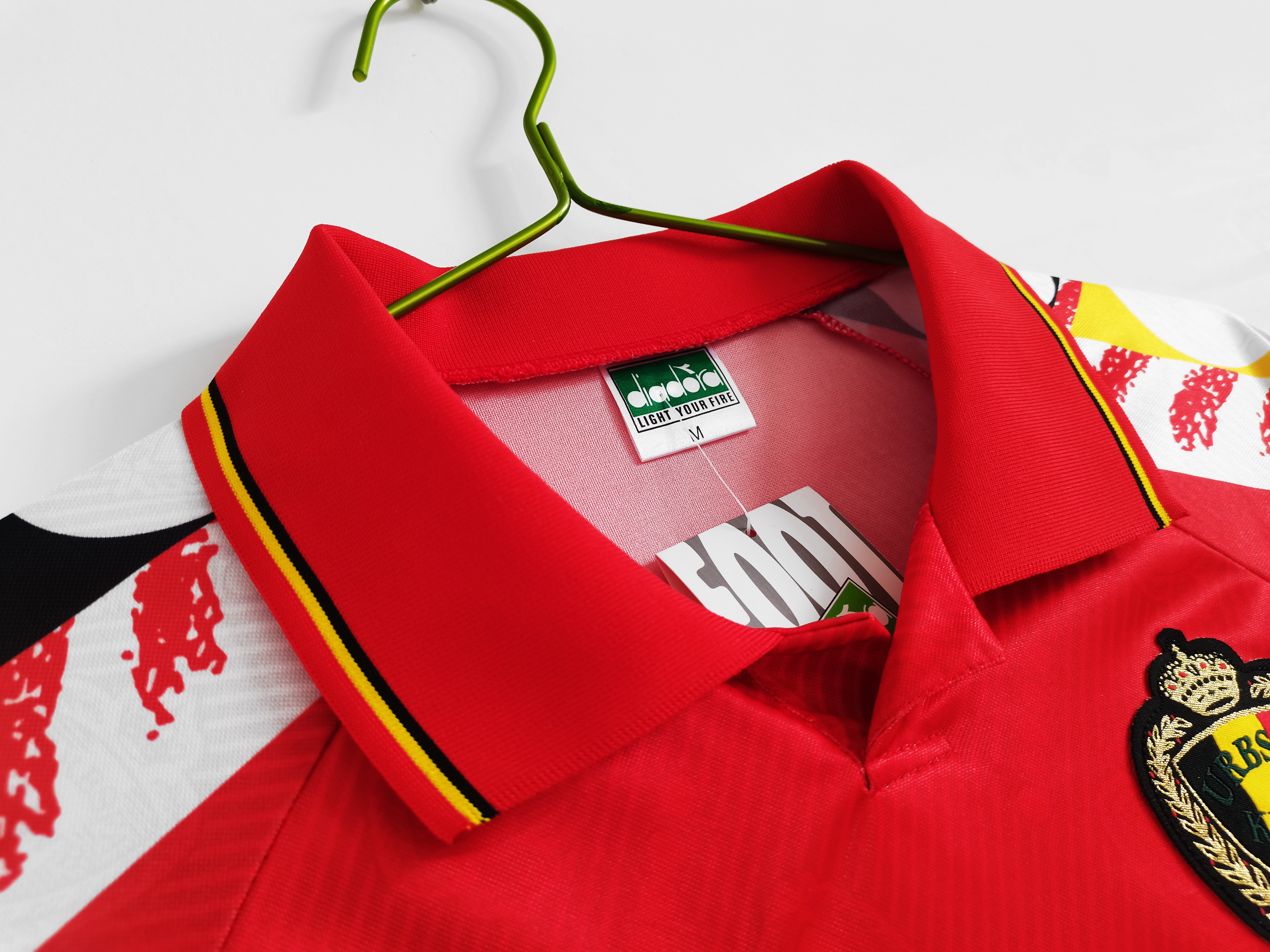 1995 Belgium home national team retro jersey