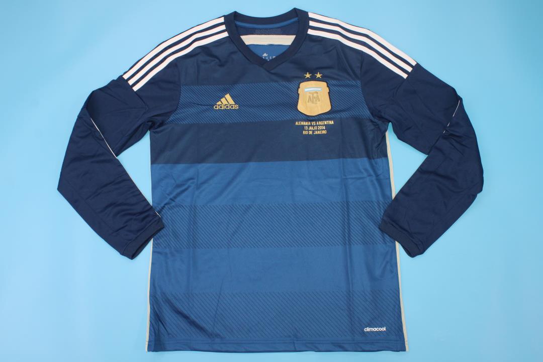 2014 Argentina Away Final Edition Vintage Shirt