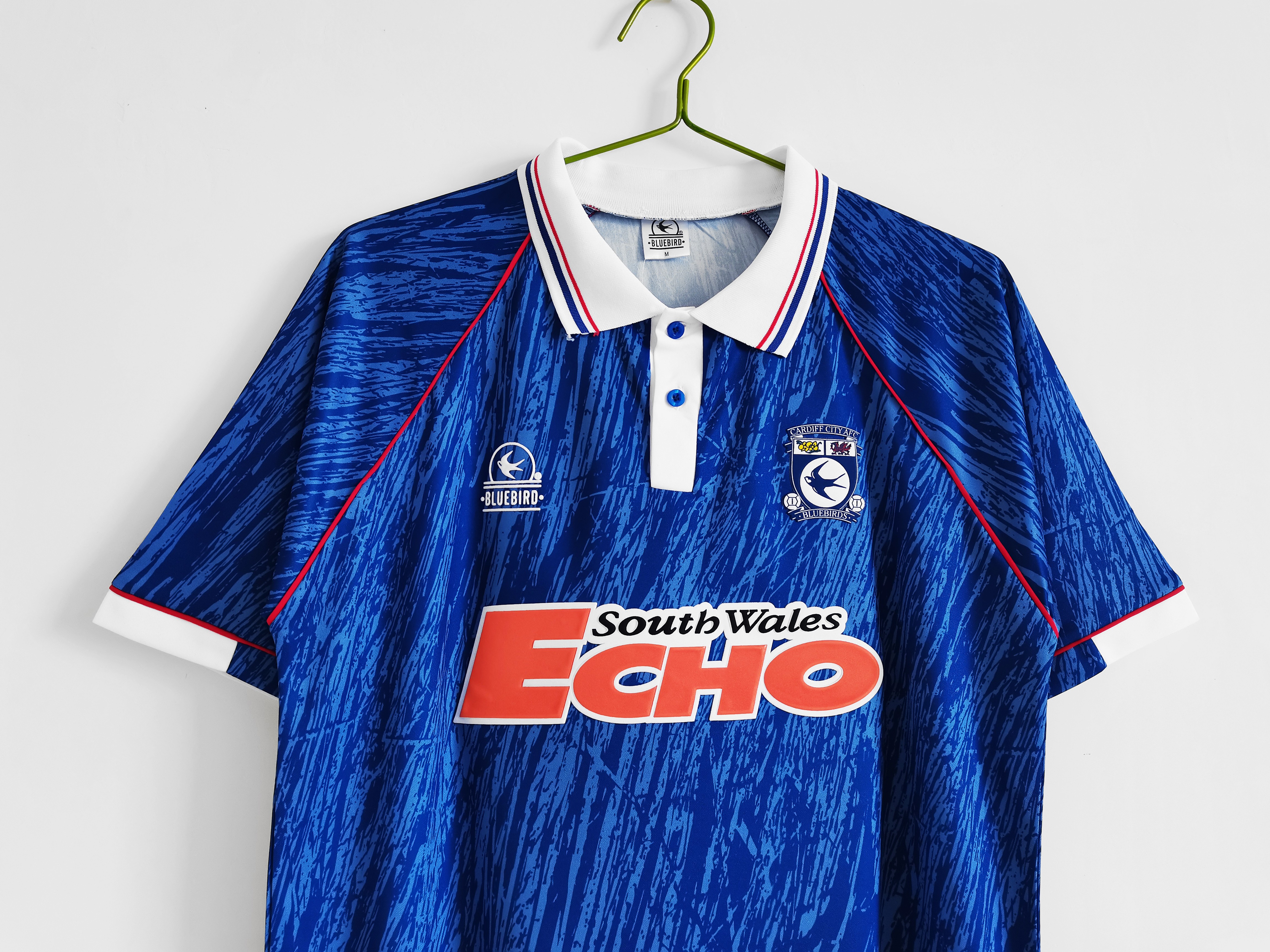 1990 Cardiff City home vintage shirt