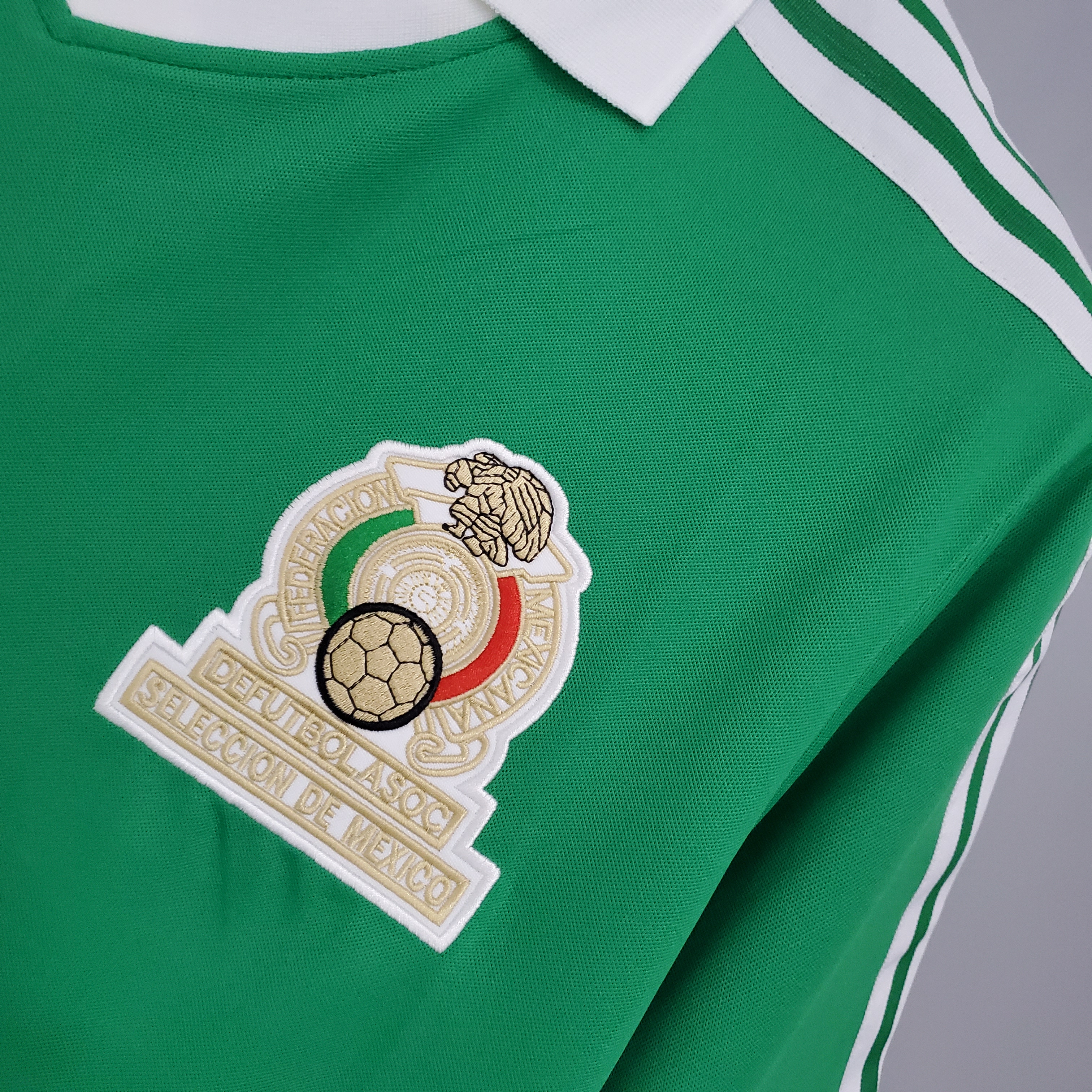 1986 Mexico Home National Team Retro Football Jersey
