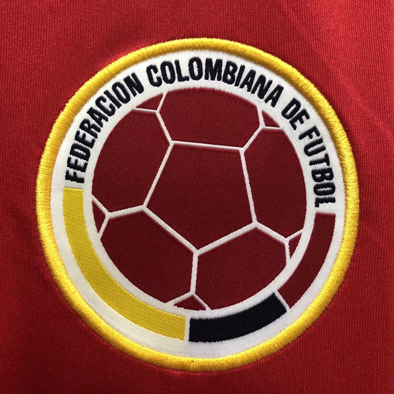 1990 Colombia Away National Team Retro Football Jersey