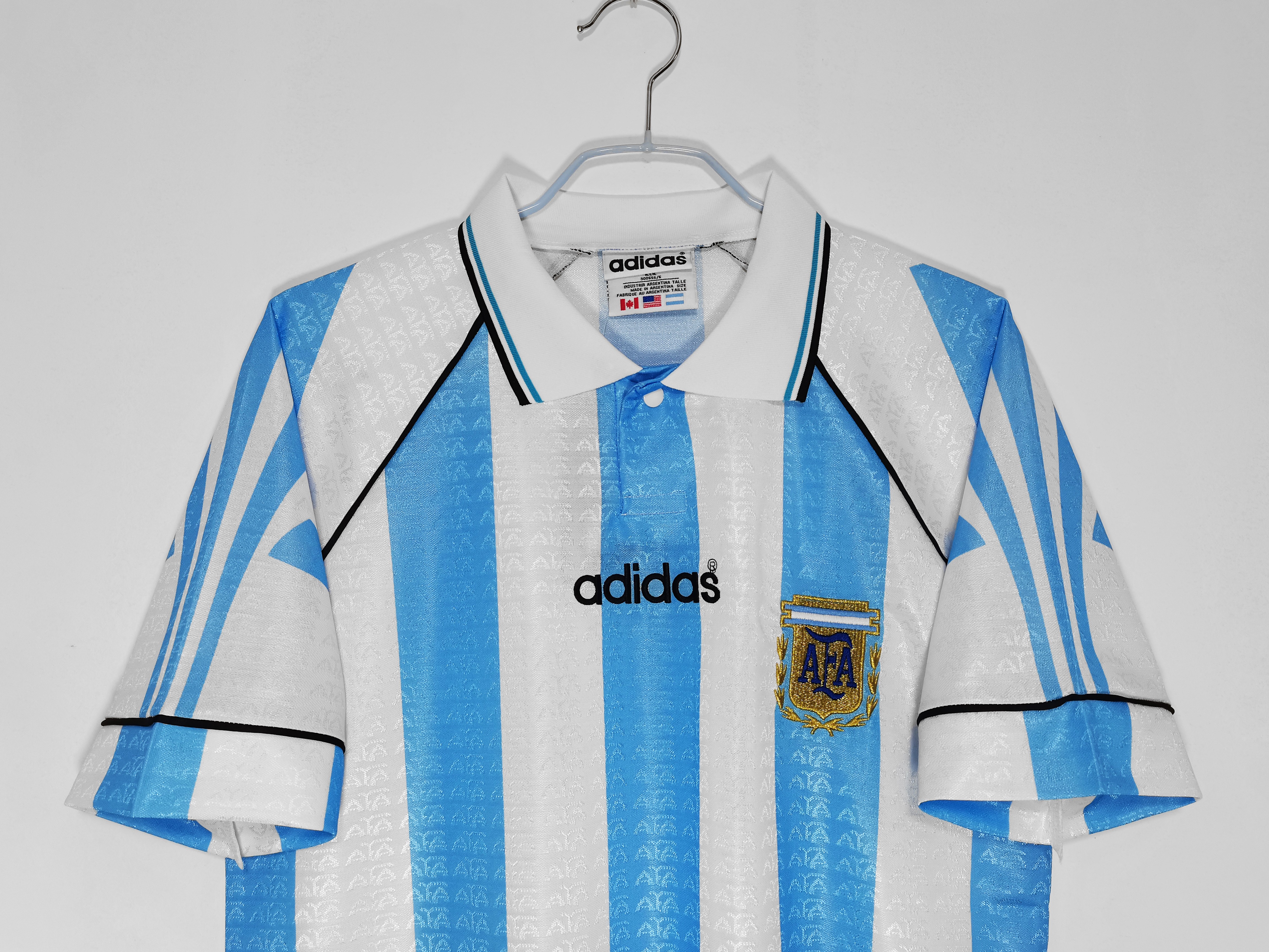 1996/97 Argentina home national team retro jersey