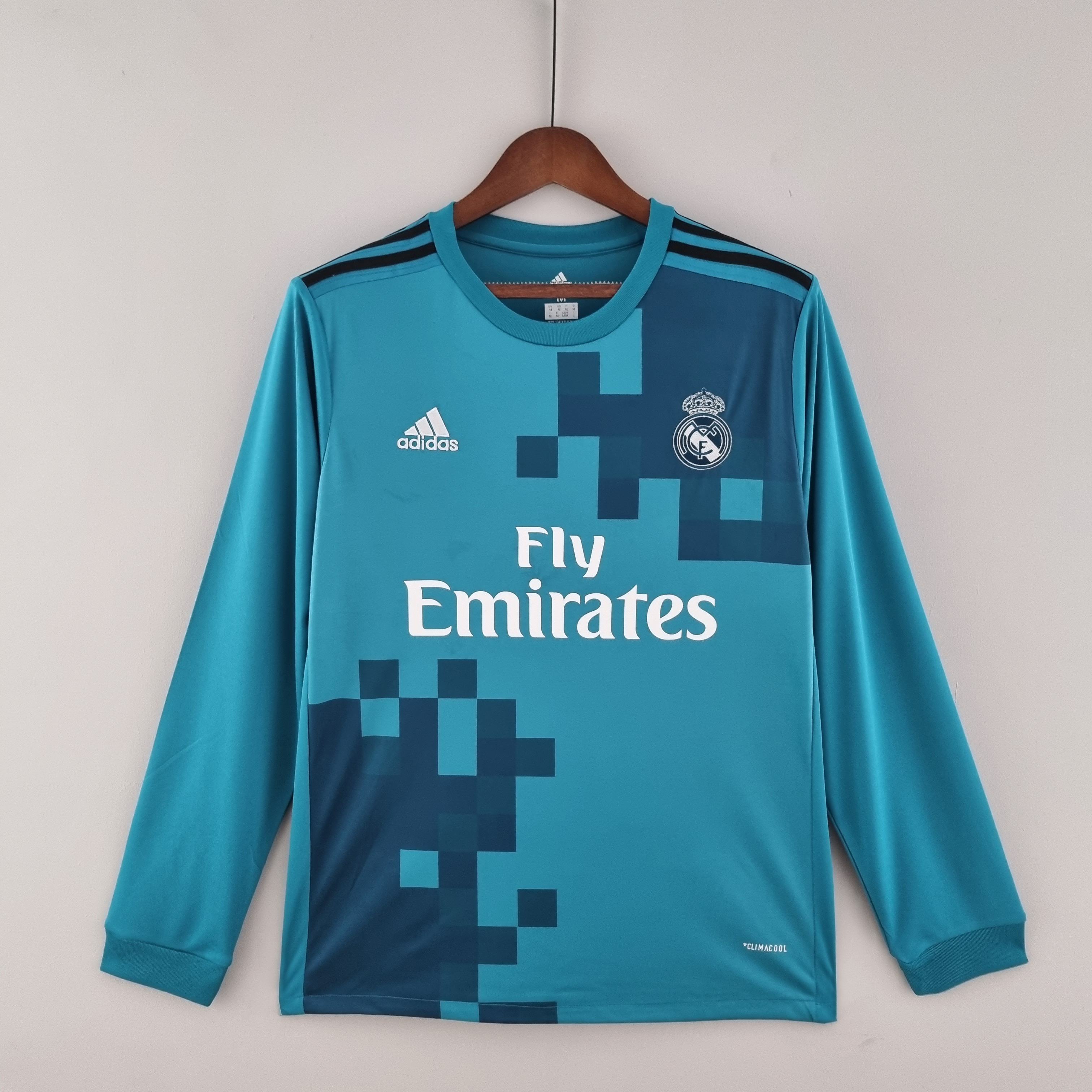 2017/18 Real Madrid Third Long Sleeve Retro Jersey