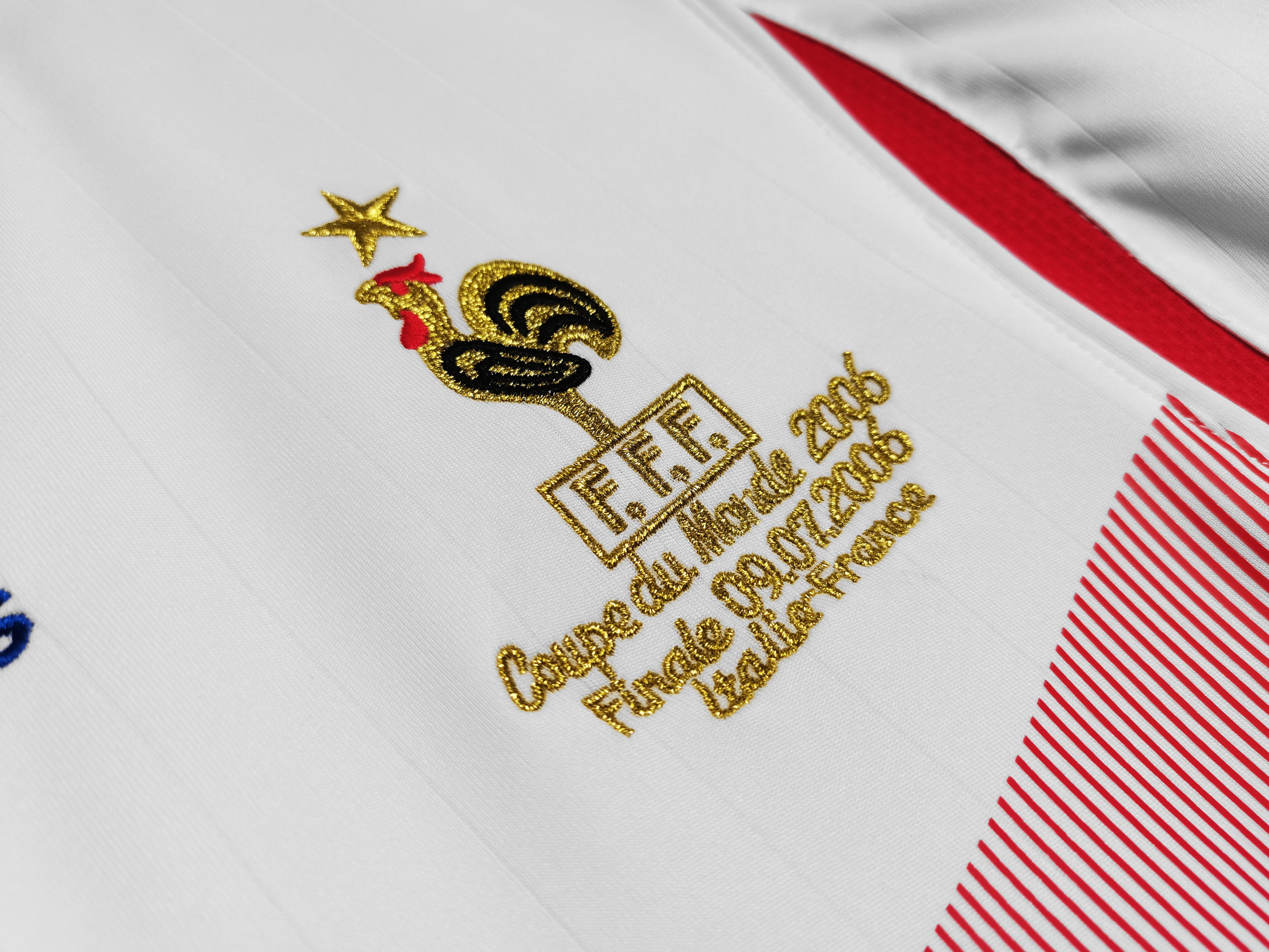 2006 France Away Retro National Team Retro Jersey