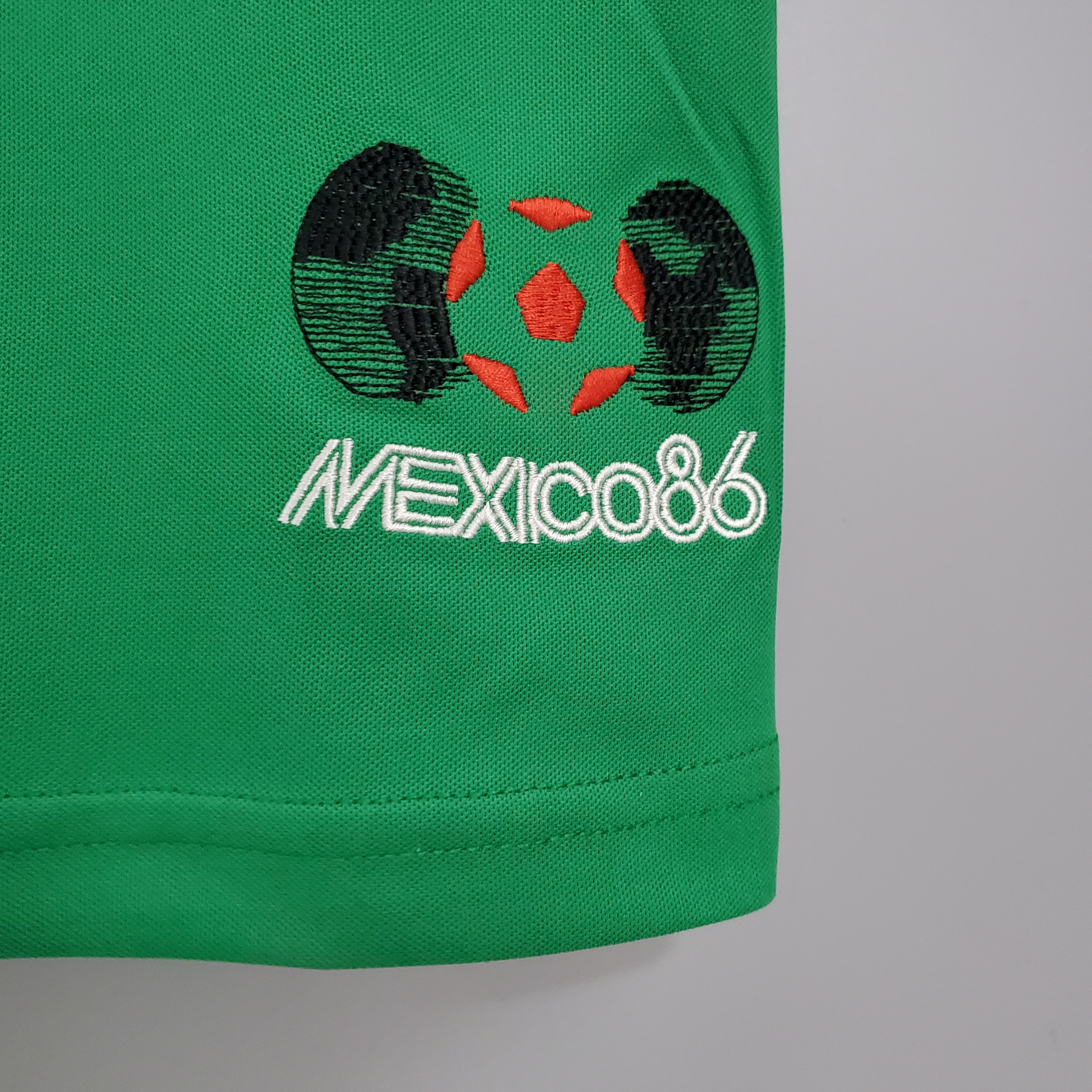1986 Mexico Home National Team Retro Football Jersey