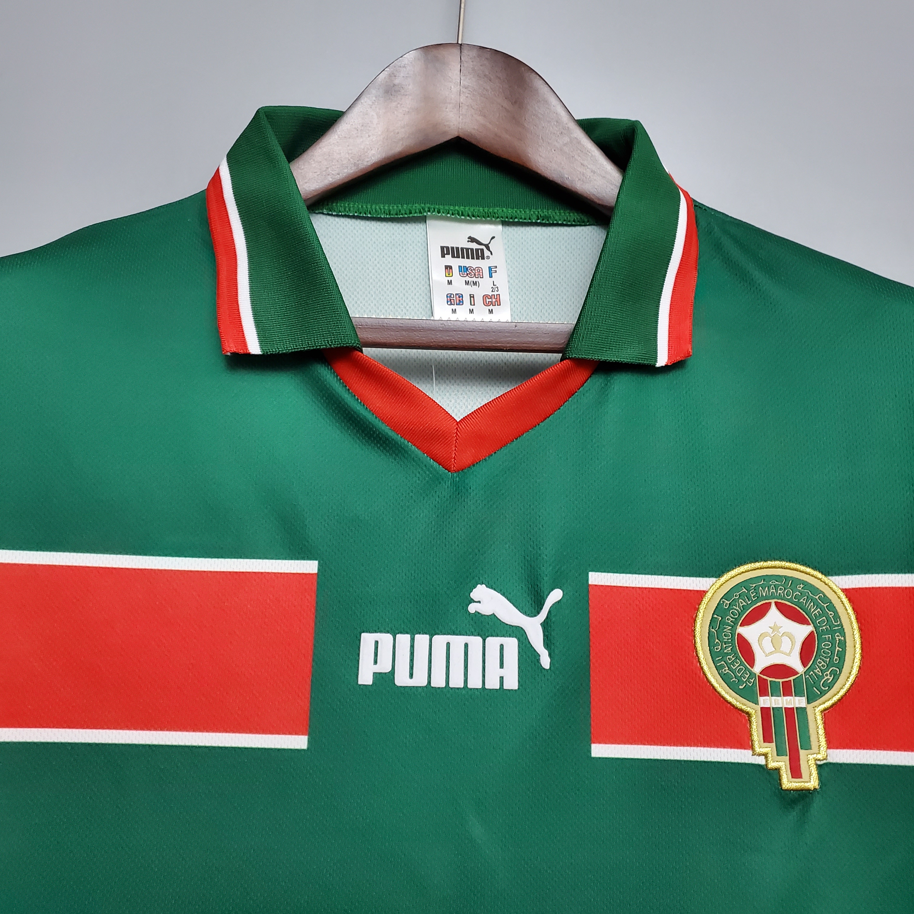 1998 Morocco home national team retro football jersey