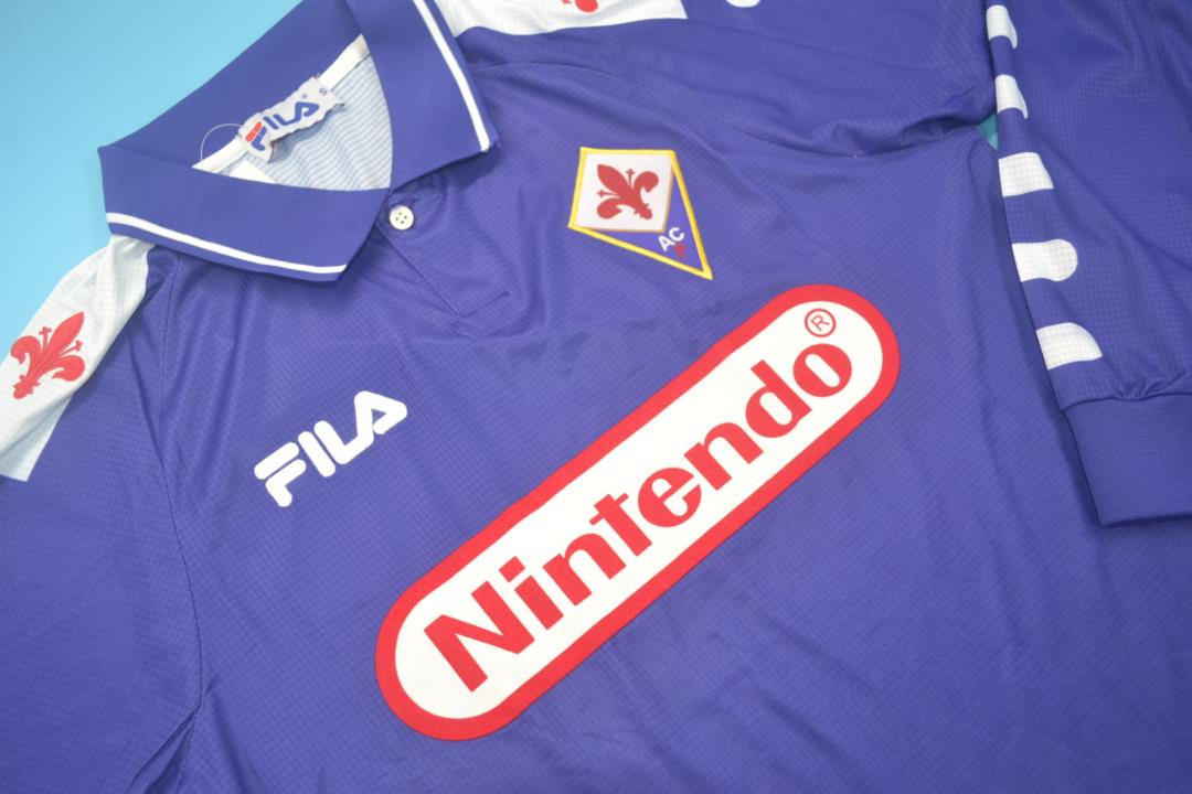 1998 Fiorentina Home Long Sleeve Retro Shirt
