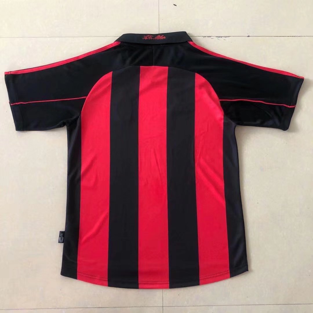 2000/02 AC Milan Home Vintage Shirt