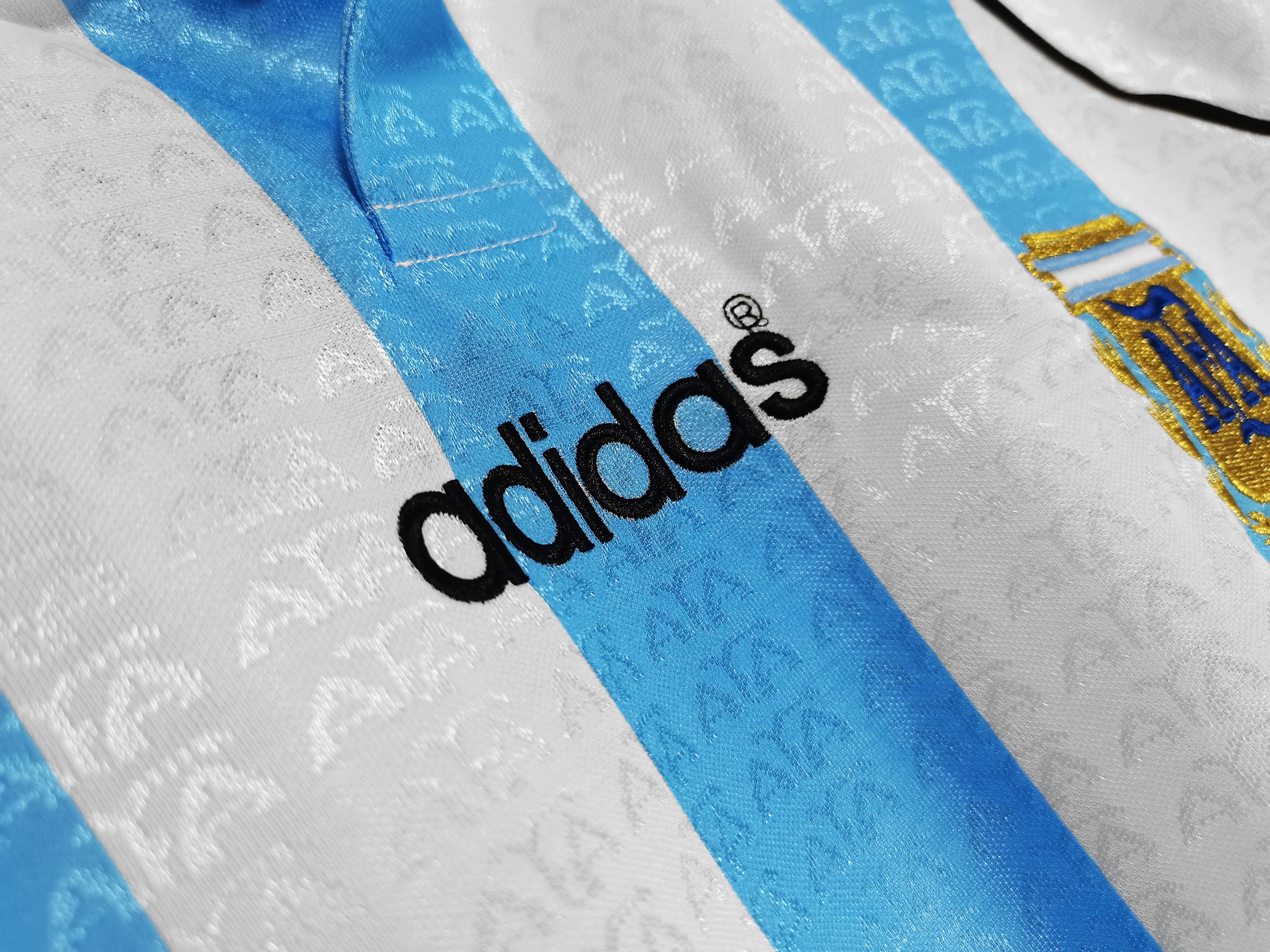 1996/97 Argentina home national team retro jersey
