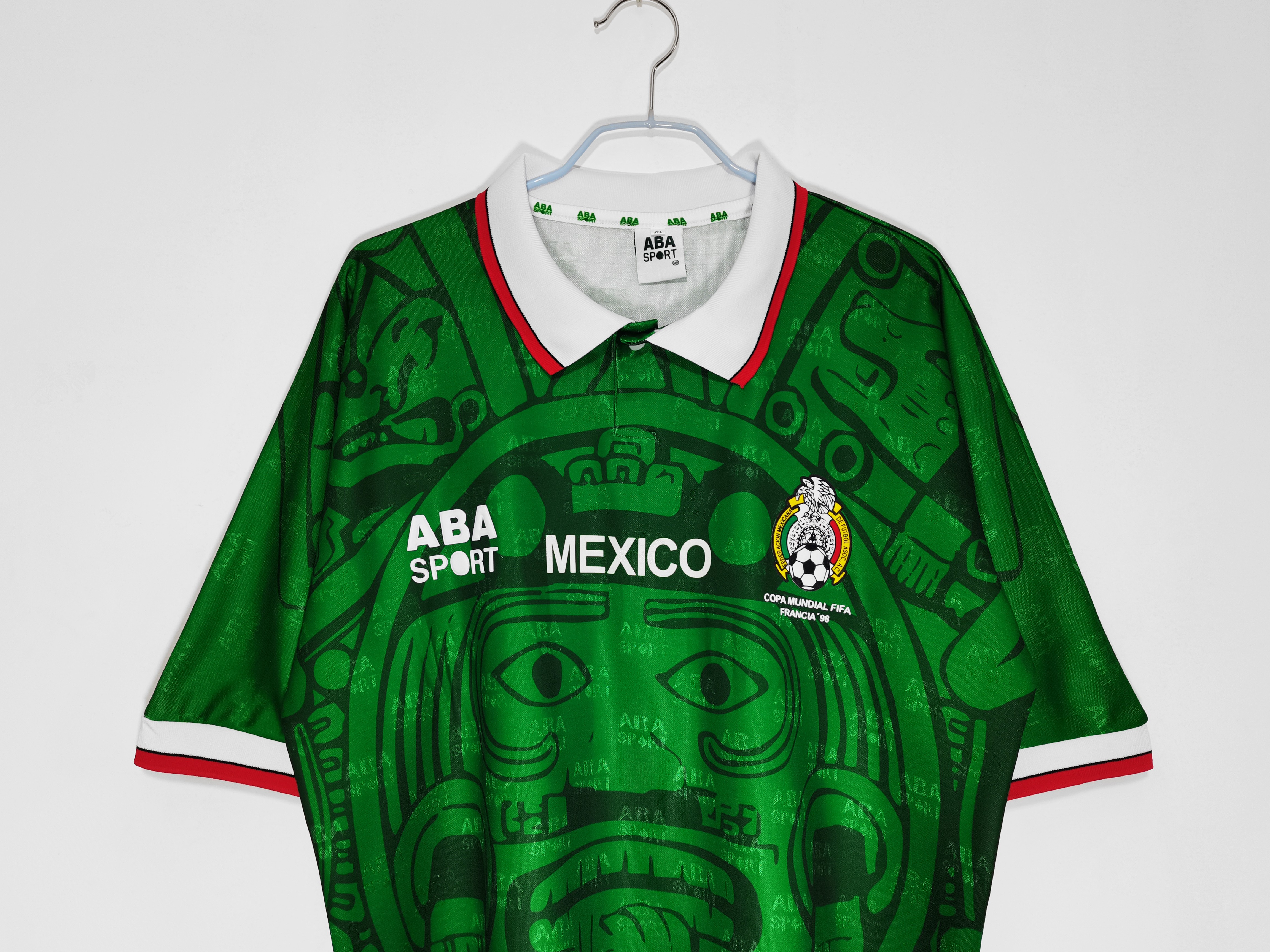 1998 Mexico home national team retro jersey