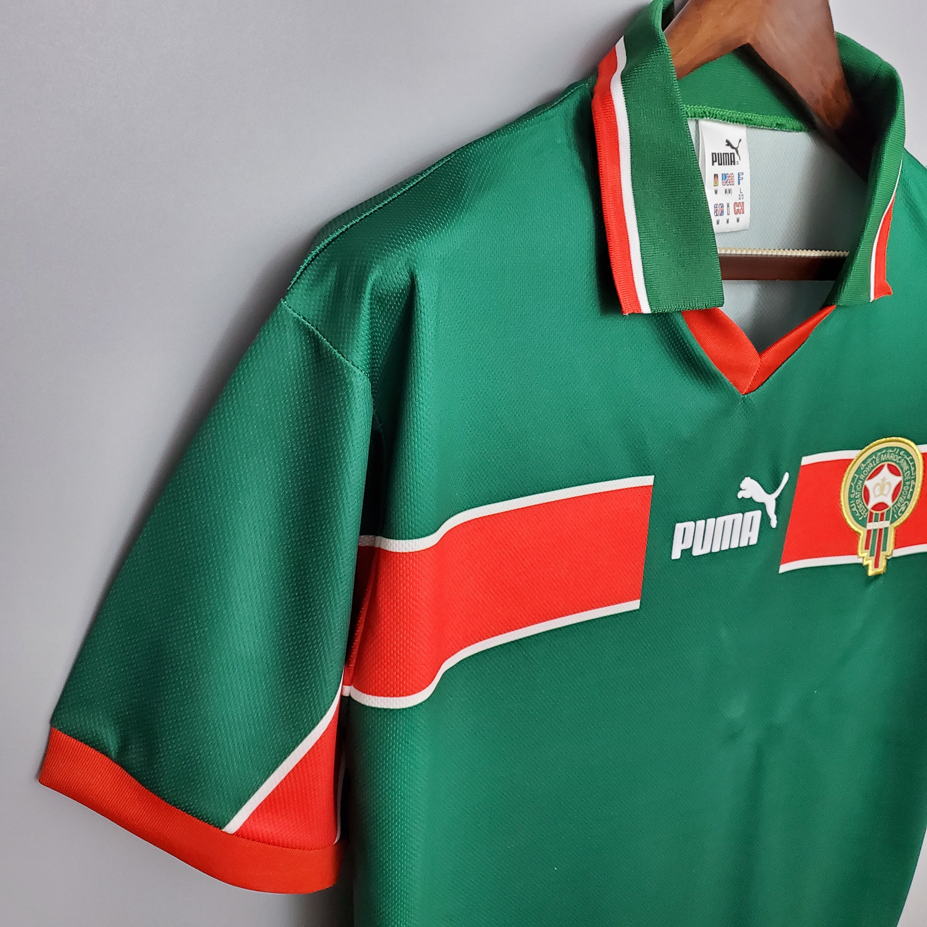 1998 Morocco home national team retro football jersey